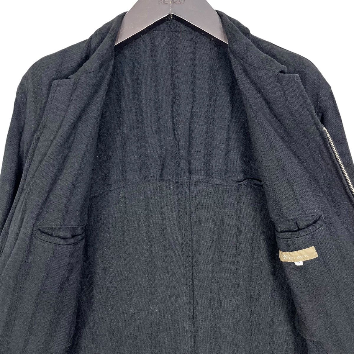 Designer × Y's for Men × Yohji Yamamoto Y’s For Men Yohji Yamamoto See Through Stripes Rayon Jacket Size US M / EU 48-50 / 2 - 7 Thumbnail