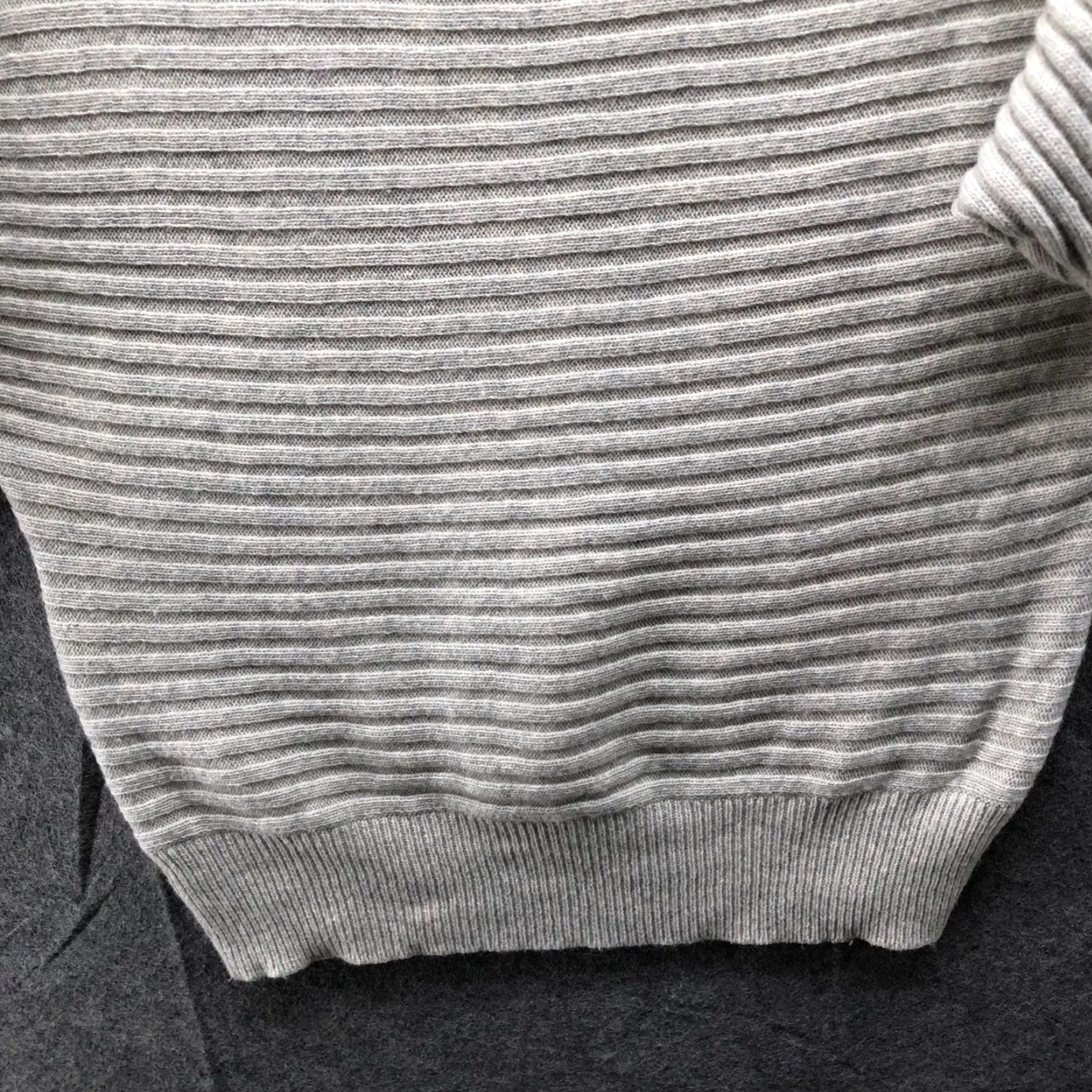 J.Crew J. Crew Wool Cashmere Sweater Womens S Beige Dolman Sleeve Crew Neck Pullover Knit Knitwear Regular Fit Classic Casual Ribbed Stretch Size S / US 4 / IT 40 - 4 Thumbnail