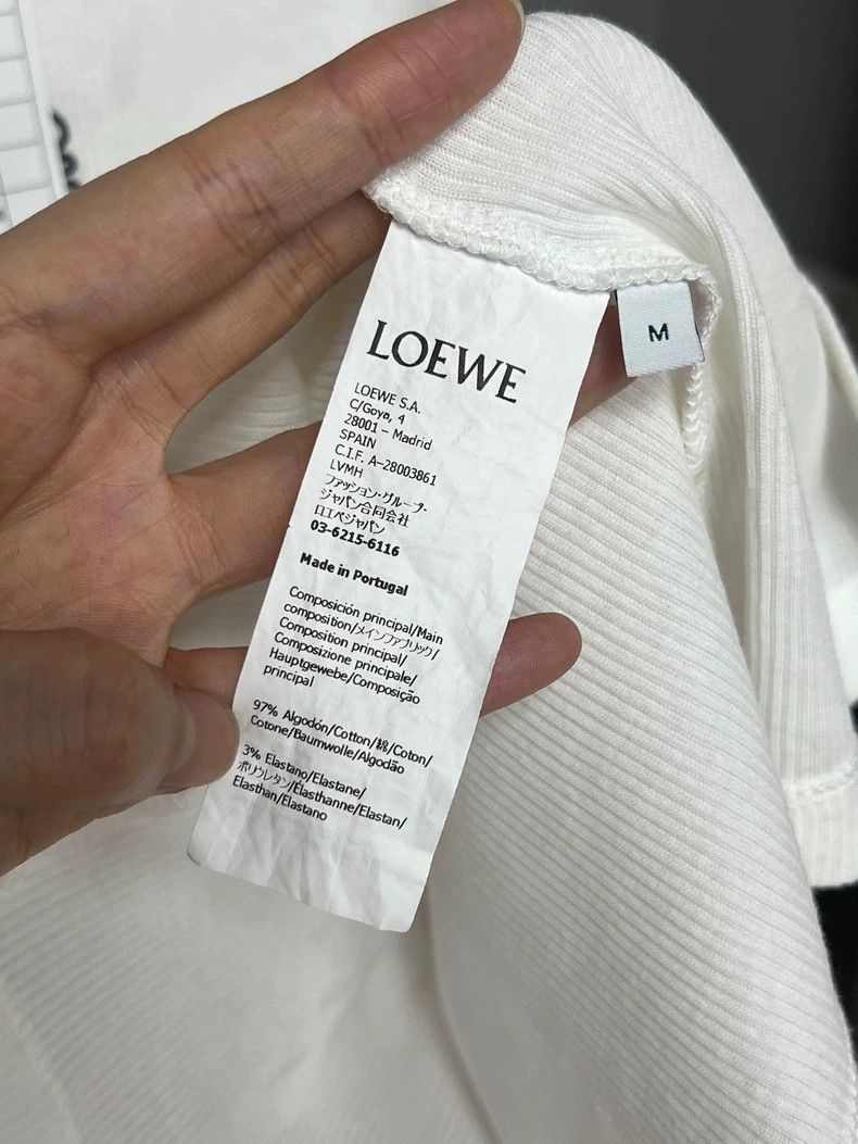 Loewe LOEWE White slogan vest Size M / US 6-8 / IT 42-44 - 3 Thumbnail
