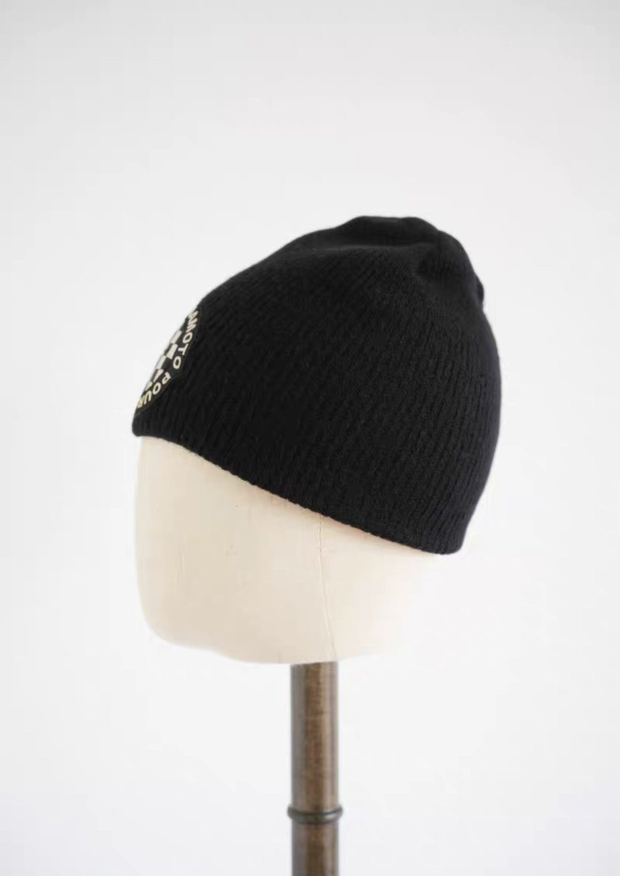 Yohji Yamamoto Yohji Yamamoto 04AW Checkerboard Knit Beanie K4 Size ONE SIZE - 3 Thumbnail