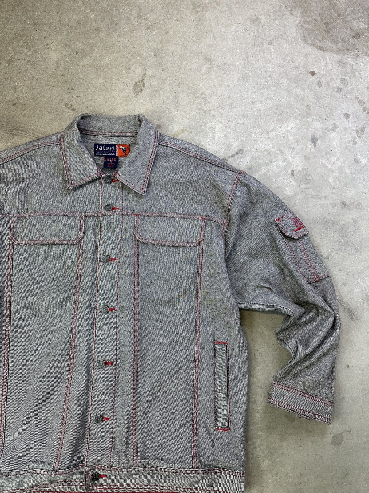 Other Vintage Jafari Y2K Denim Jacket XL Size US XL / EU 56 / 4 - 2 Thumbnail