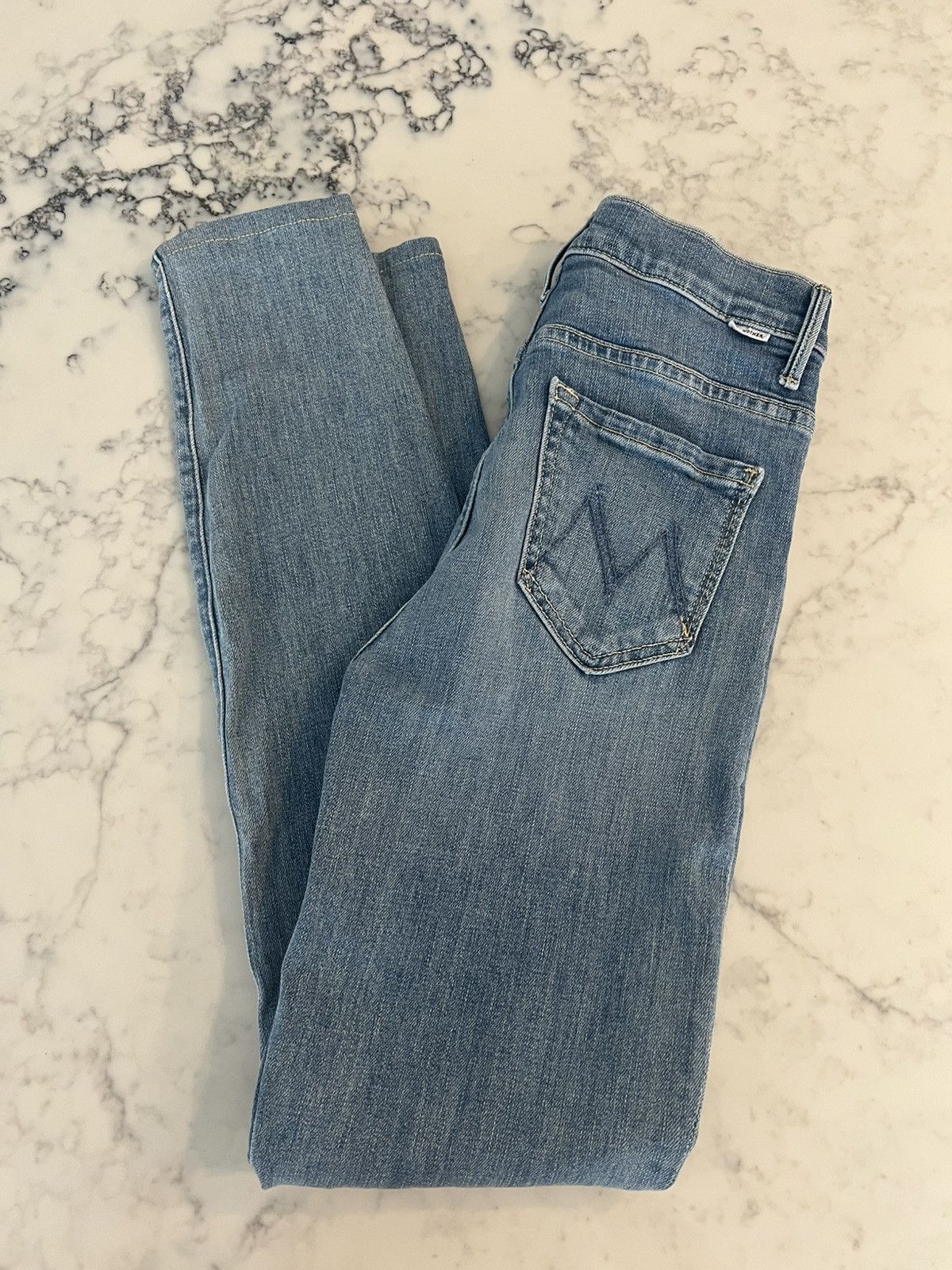 MOTHER Mother Jeans The Seamed Swooner Hover 25 Blowing Kisses Size 25" / US 0 / IT 36 - 4 Thumbnail