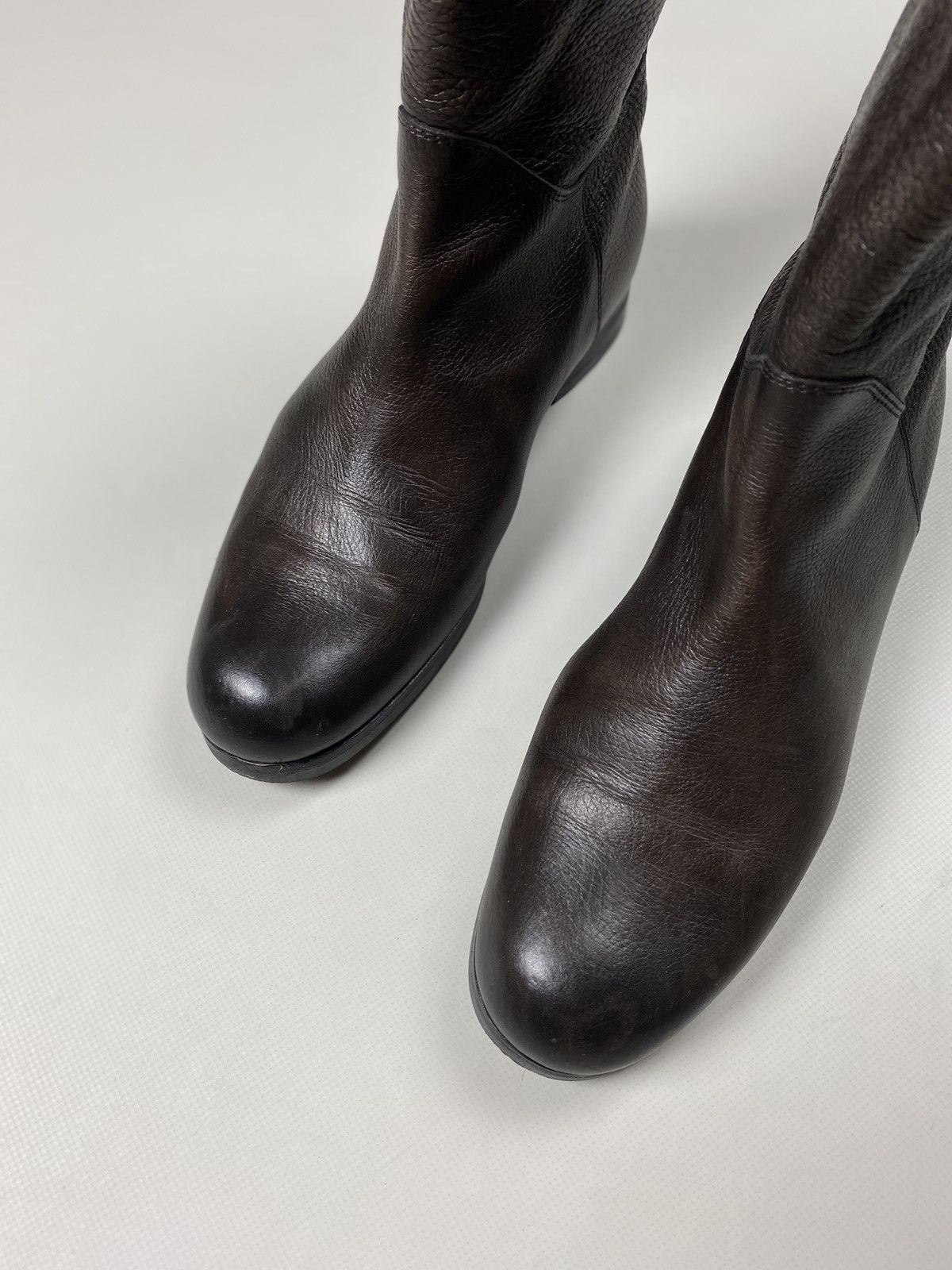 Santoni Santoni ladies leather Chelsea boots shoes size 37 Size US 7 / IT 37 - 6 Thumbnail