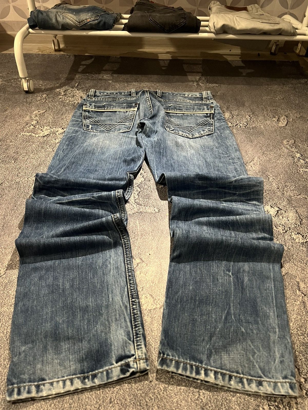 Japanese Brand Archival Japanese Swag — Destroyed Jeans Limited Size US 34 / EU 50 - 1 Thumbnail