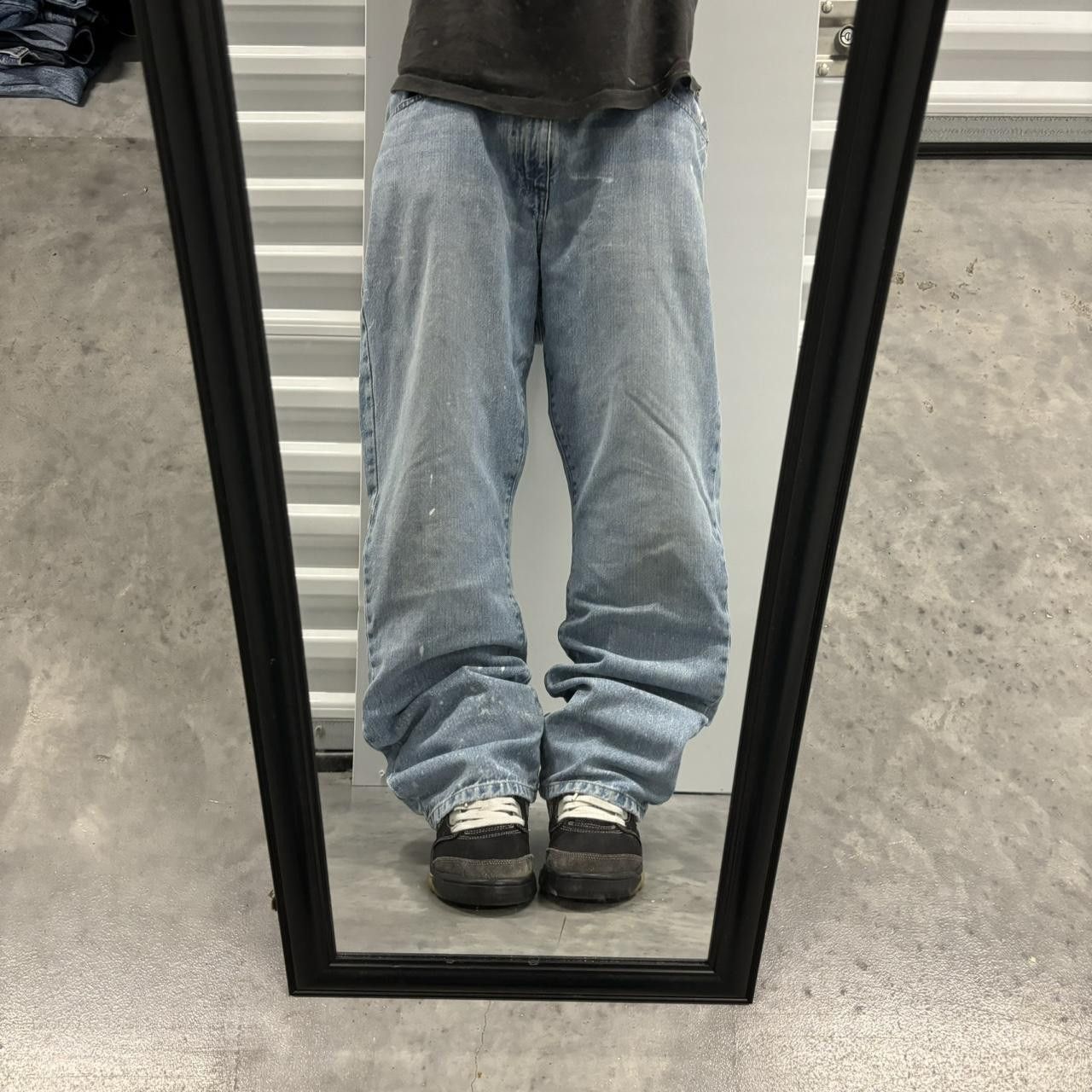 Japanese Brand × Vintage Crazy Vintage Y2K/2000s Light Wash Skater Denim Jeans! Size US 36 / EU 52 - 1 Thumbnail