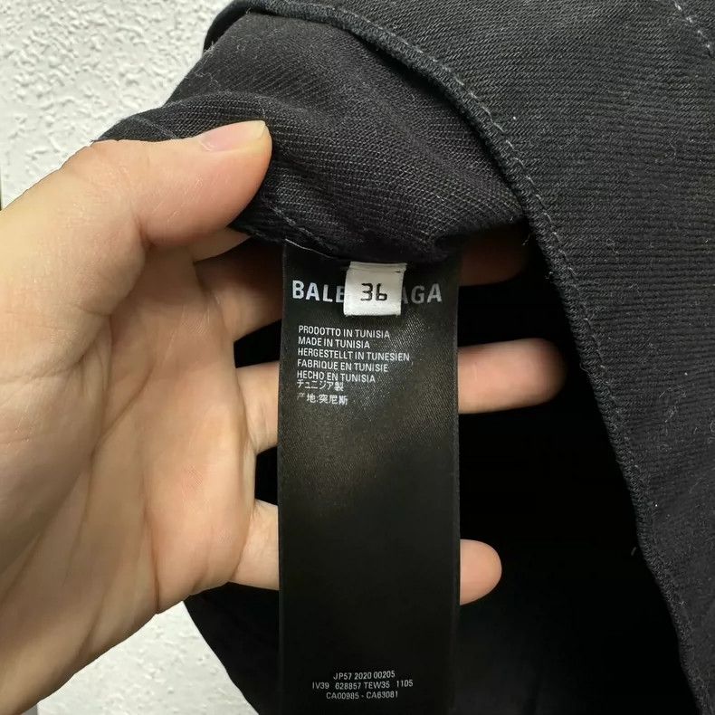 Balenciaga Balenciaga size 36 Crew Denim Jacket Size S / US 4 / IT 40 - 4 Thumbnail