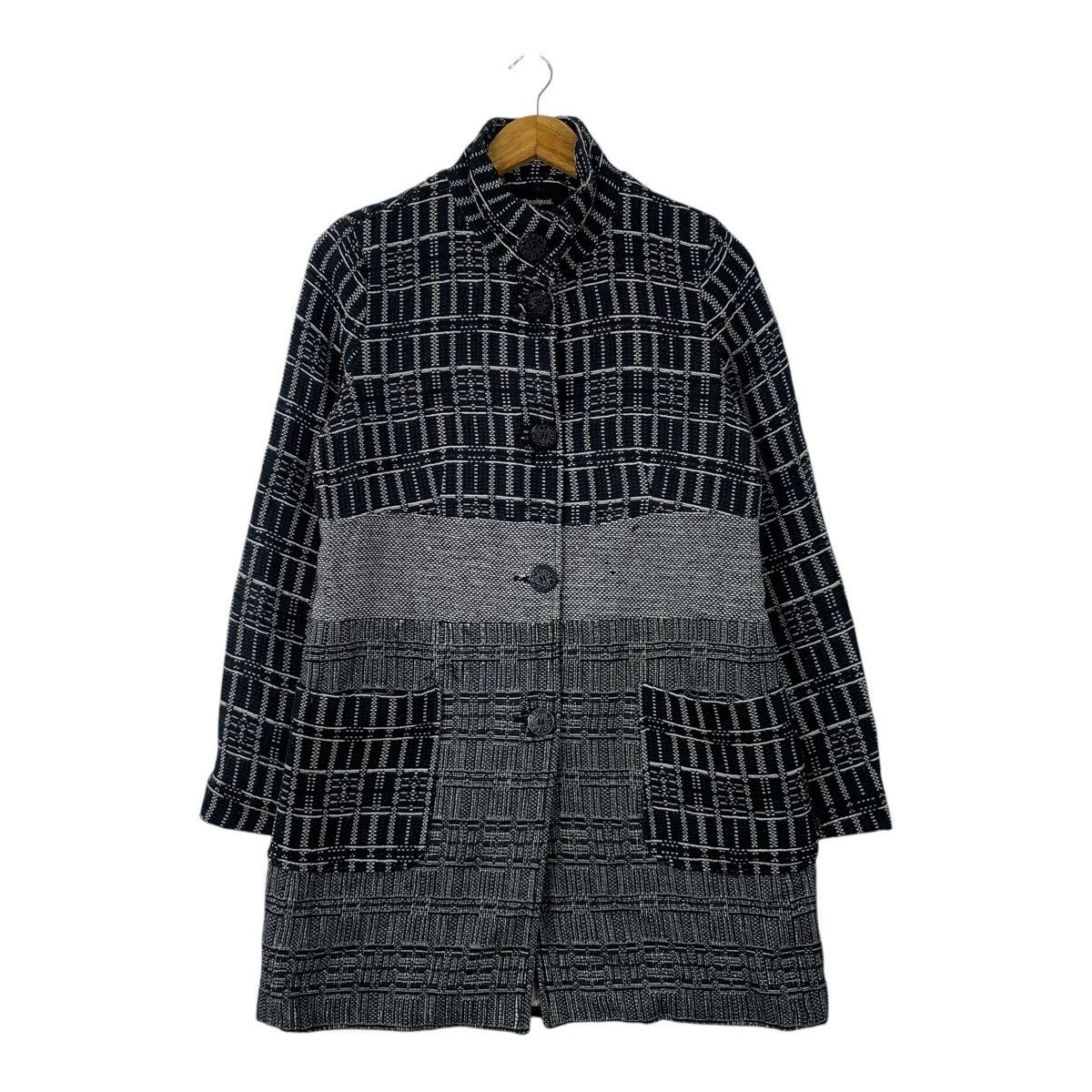 Desigual × Japanese Brand DESIGUAL Japanese Brand Designer Wool Long Coat Jacket Size US S / EU 44-46 / 1 - 1 Thumbnail