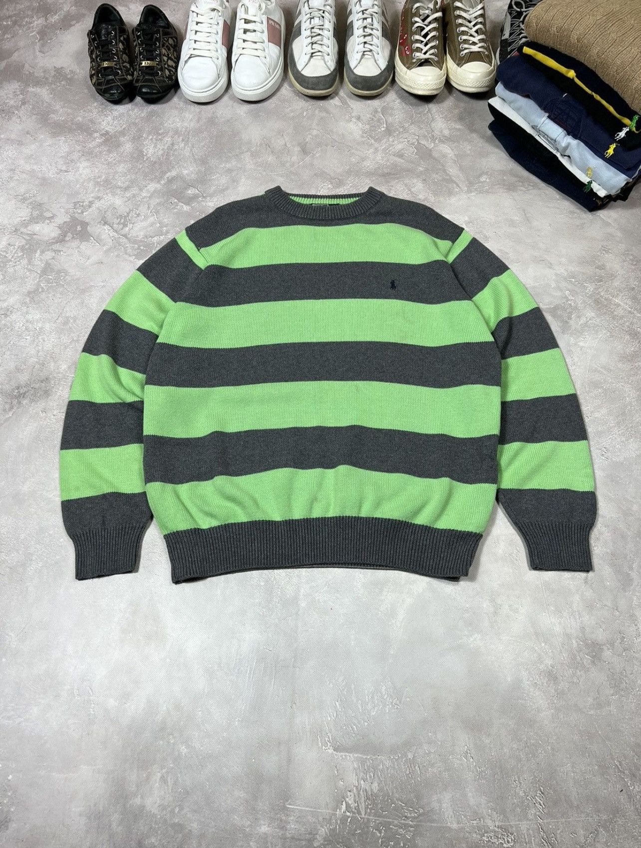 Polo Ralph Lauren × Vintage Vintage Polo Ralph Lauren Knit Sweater Size US XXL / EU 58 / 5 - 2 Thumbnail