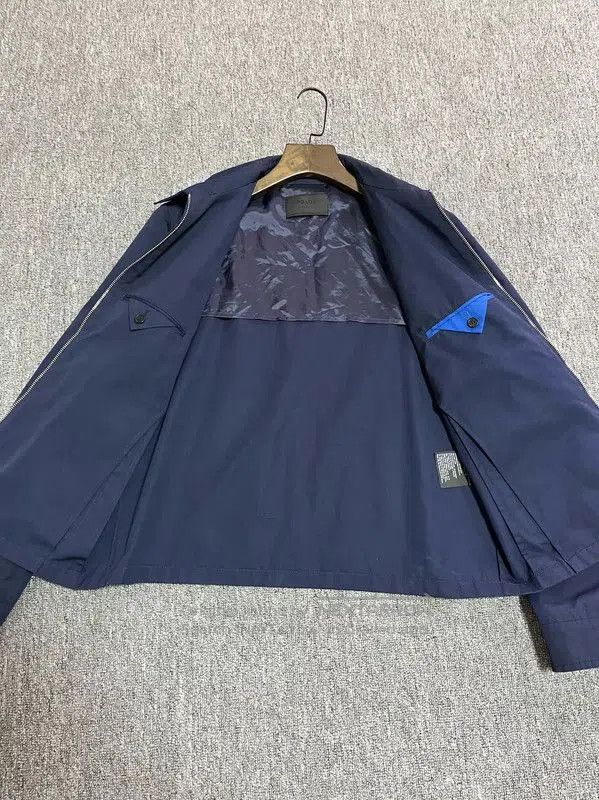 Prada Prada Men's Navy Cotton Jacket. Size US XL / EU 56 / 4 - 2 Thumbnail