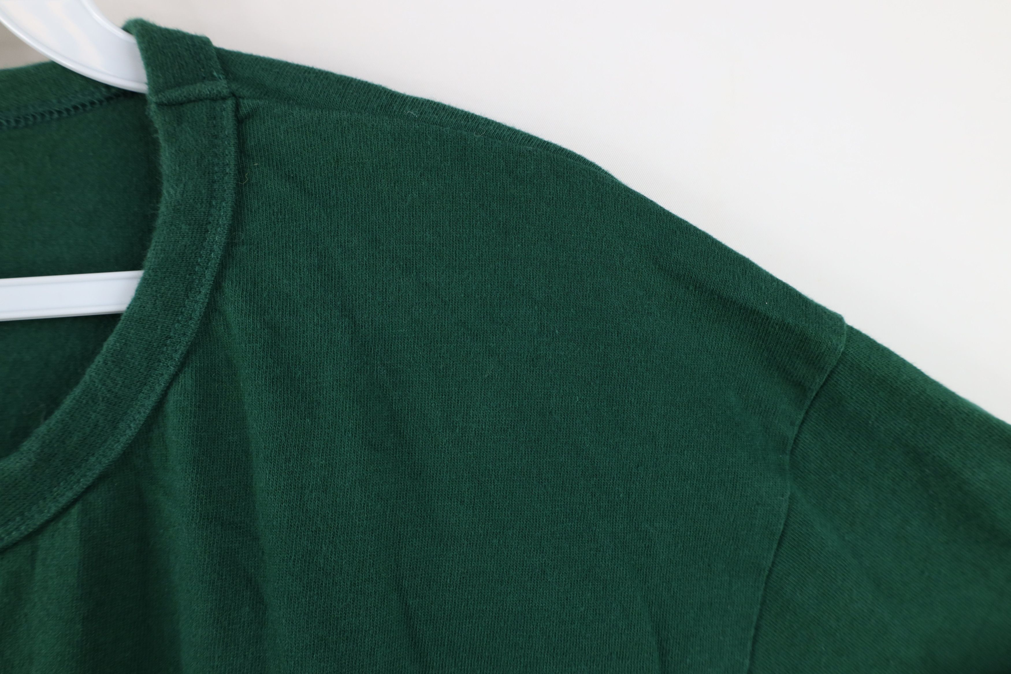Vintage Vintage 90s Streetwear Short Sleeve T-Shirt Green Cotton Size US XXL / EU 58 / 5 - 4 Thumbnail