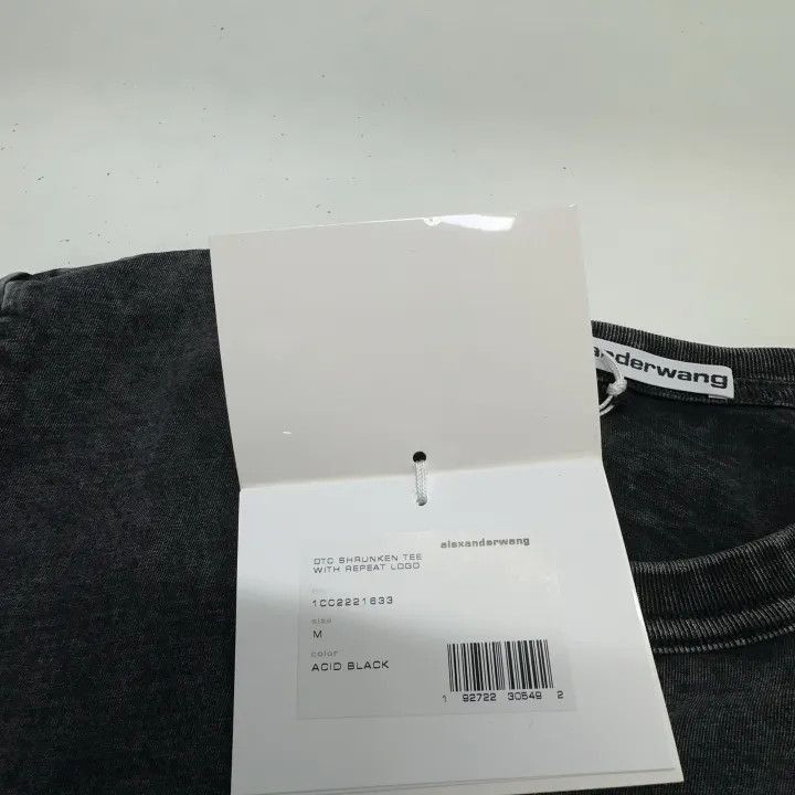 Alexander Wang Alexander Wang SS23 Acid Wash Logo T-Shirt - Size M / US 6-8 / IT 42-44 - 7 Thumbnail