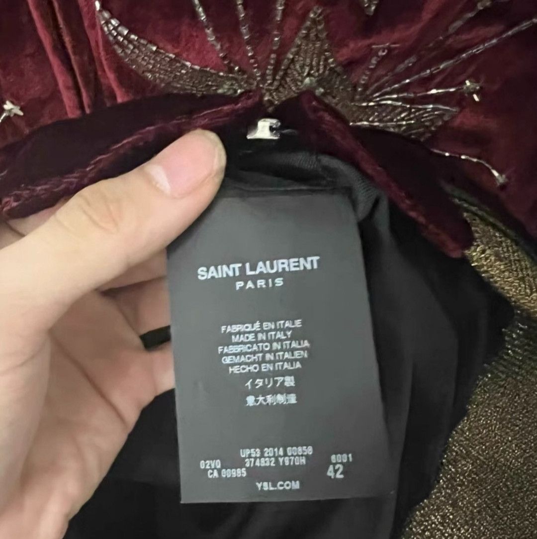 Saint Laurent Paris saint laurent 15ss Red Fireworks Jacket Size US XS / EU 42 / 0 - 3 Thumbnail