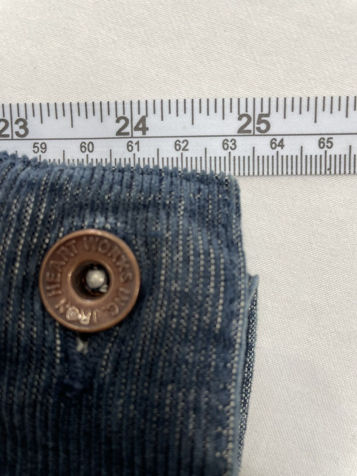 Iron Heart Iron Heart IHJ-82 Indigo Corduroy Modified Type 3 - 38 Size US M / EU 48-50 / 2 - 7 Thumbnail