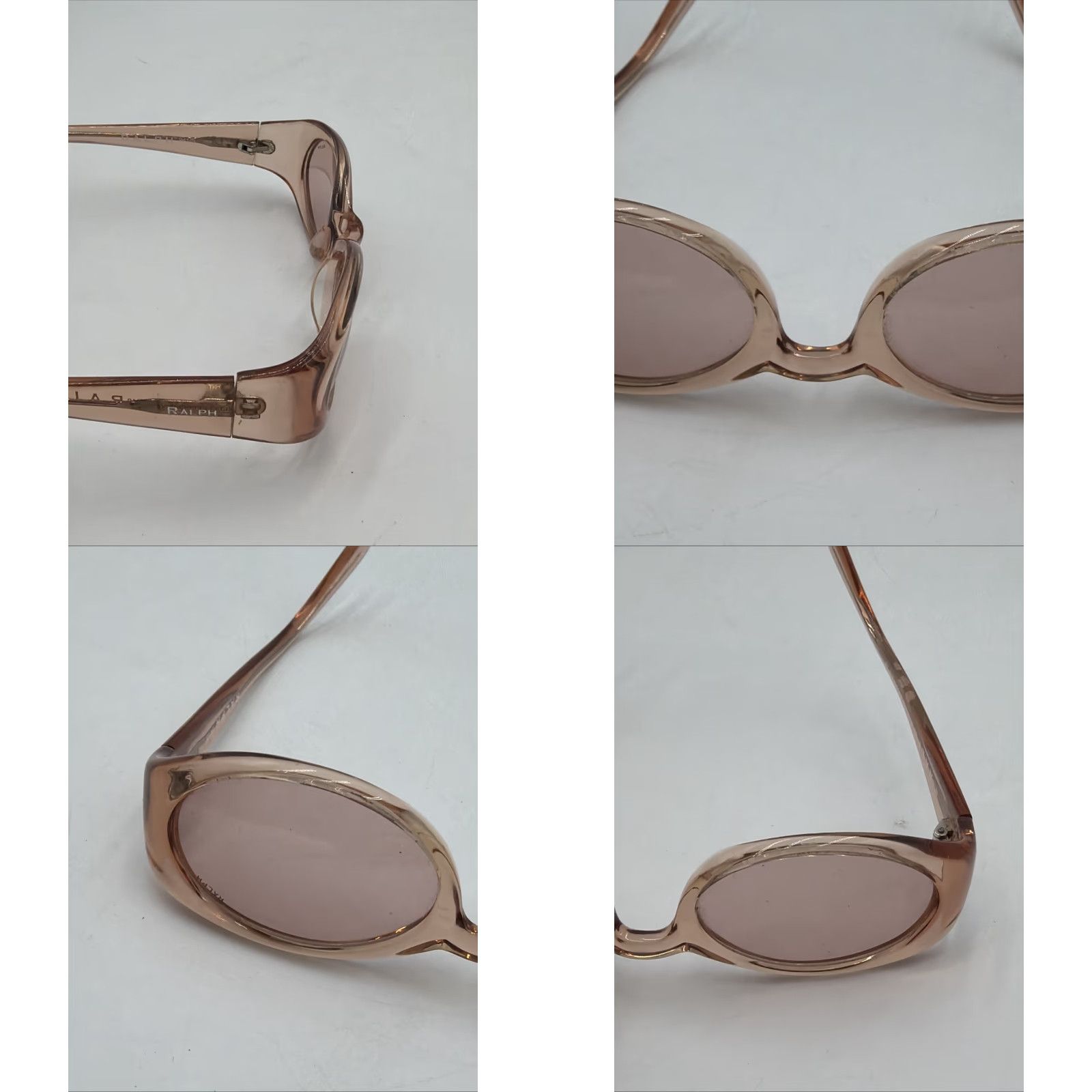 Ralph Lauren VINTAGE Ralph Lauren Sunglasses Frame 941/S 48-19-125 Frames Only Brown Tortoise Oval Plastic Men Womens Size ONE SIZE - 10 Thumbnail