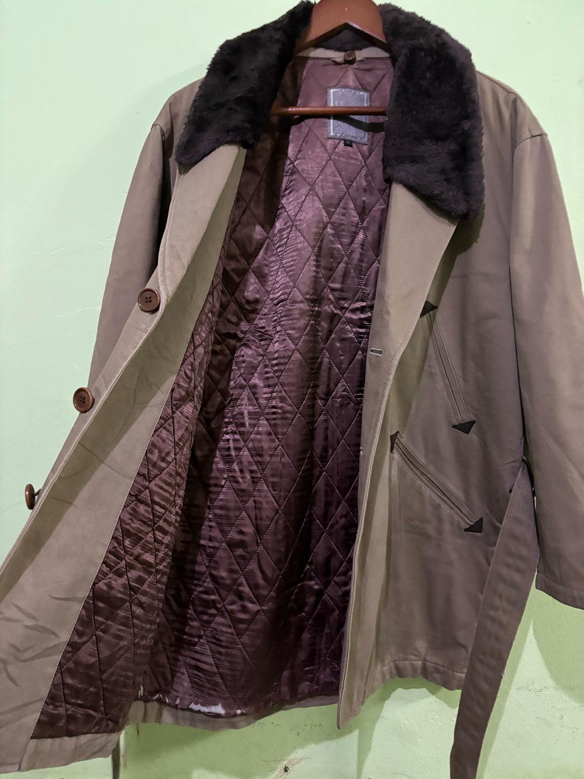 Christian Dior Monsieur Christian Dior Monsieur Jacket 3 Pocket Design Fur Collar Size US M / EU 48-50 / 2 - 6 Thumbnail