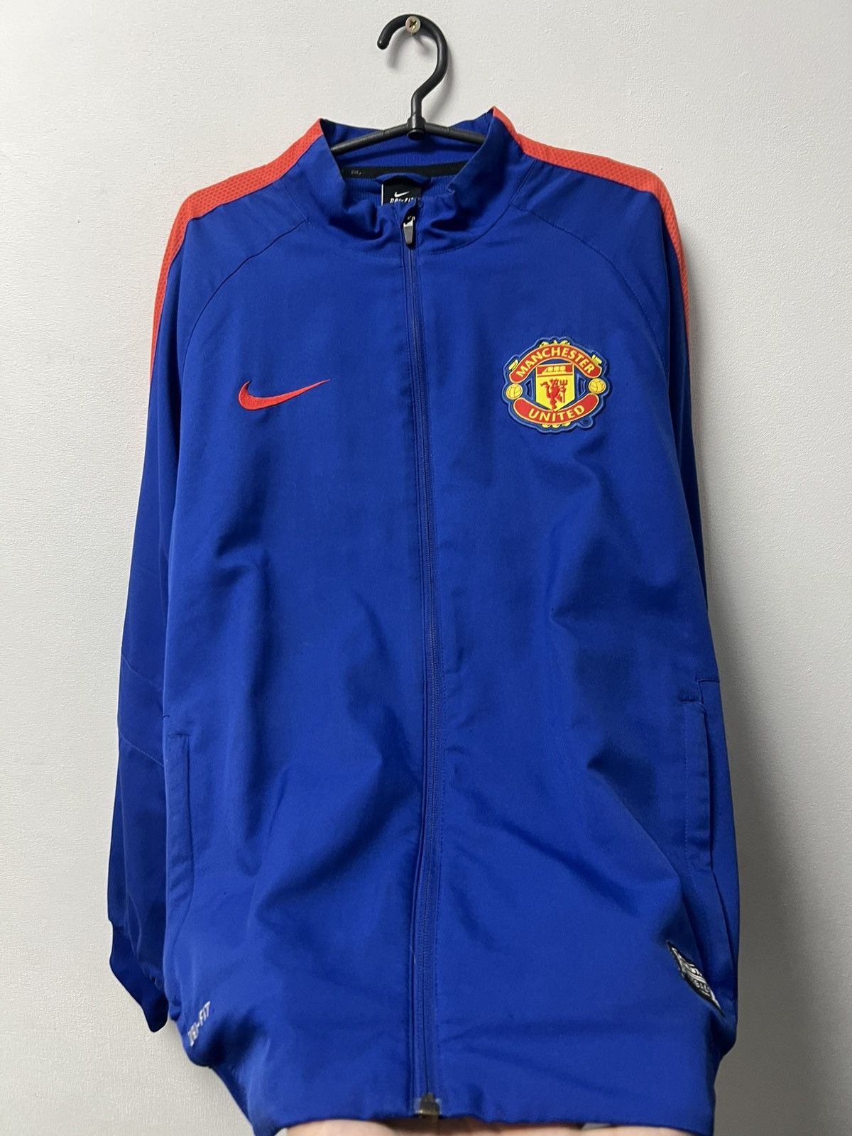 Nike Nike Manchester United Zip Up Track Jacket Vintage Size US L / EU 52-54 / 3 - 3 Thumbnail