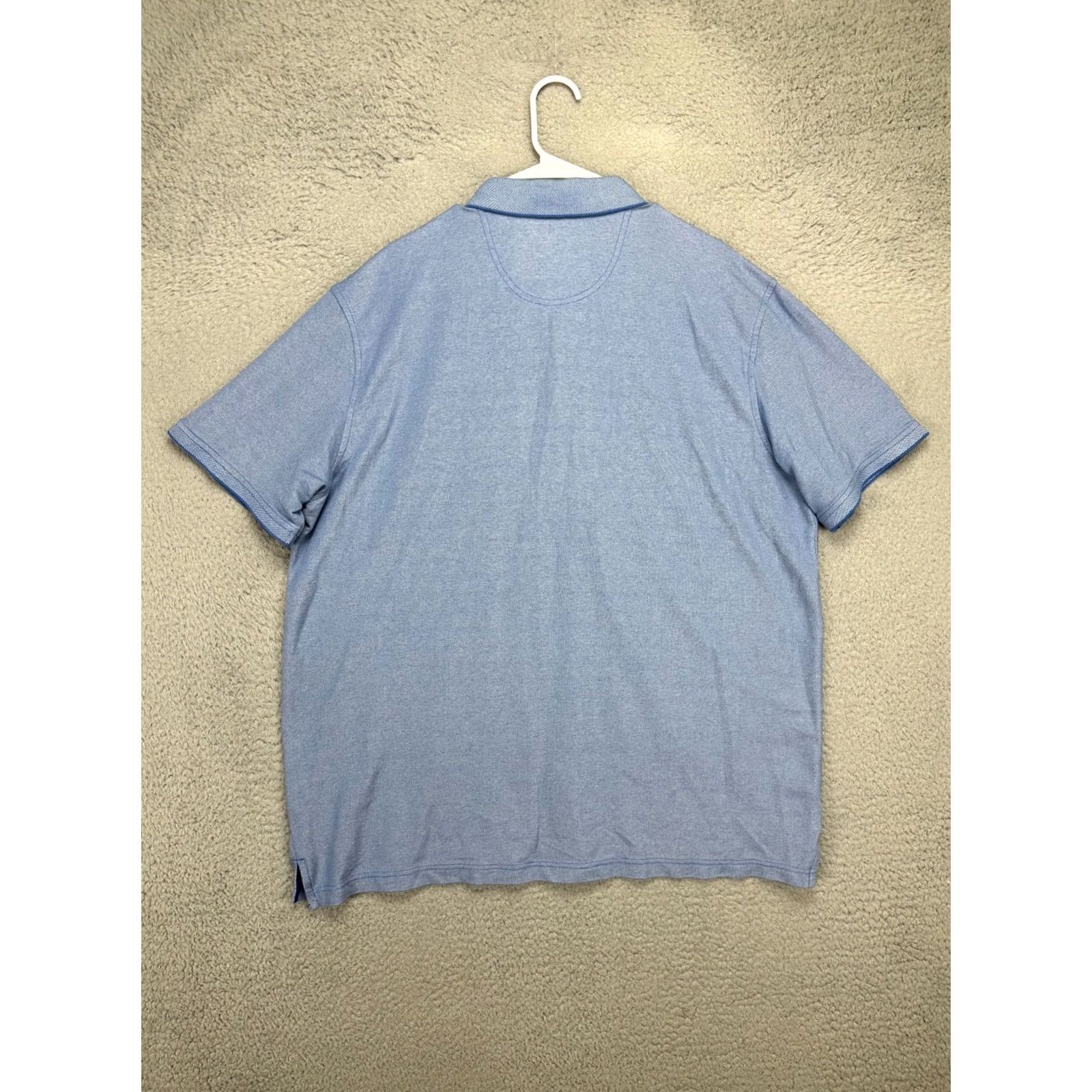 Izod IZOD Mens Golf Polo Shirt Adult 2XL Blue Advantage Performance Stretch Rugby Casual Outdoor Size US XXL / EU 58 / 5 - 3 Thumbnail