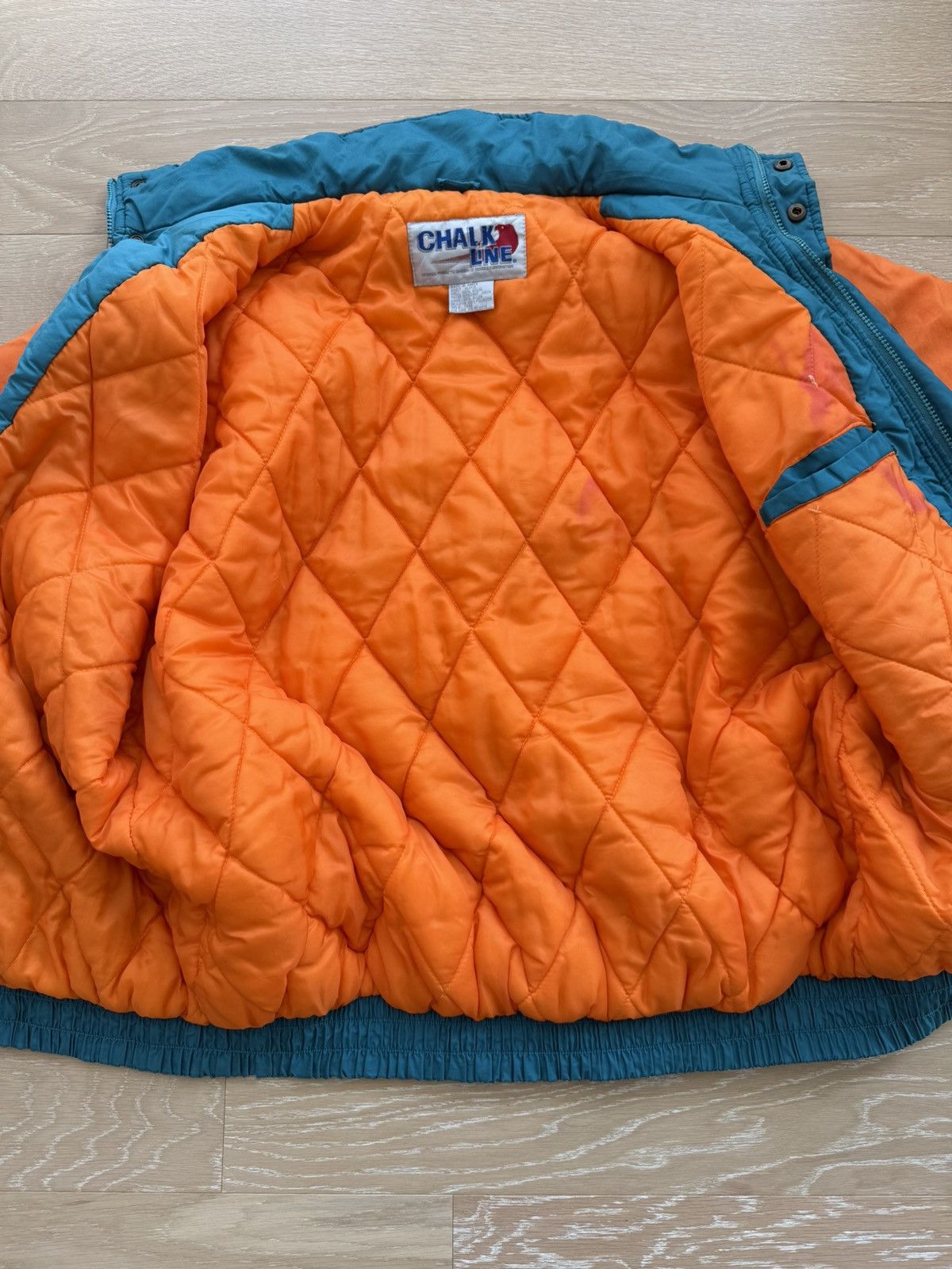Chalk Line Vintage 90s Miami Dolphins NFL Parka Chalk Line Size US XL / EU 56 / 4 - 10 Thumbnail