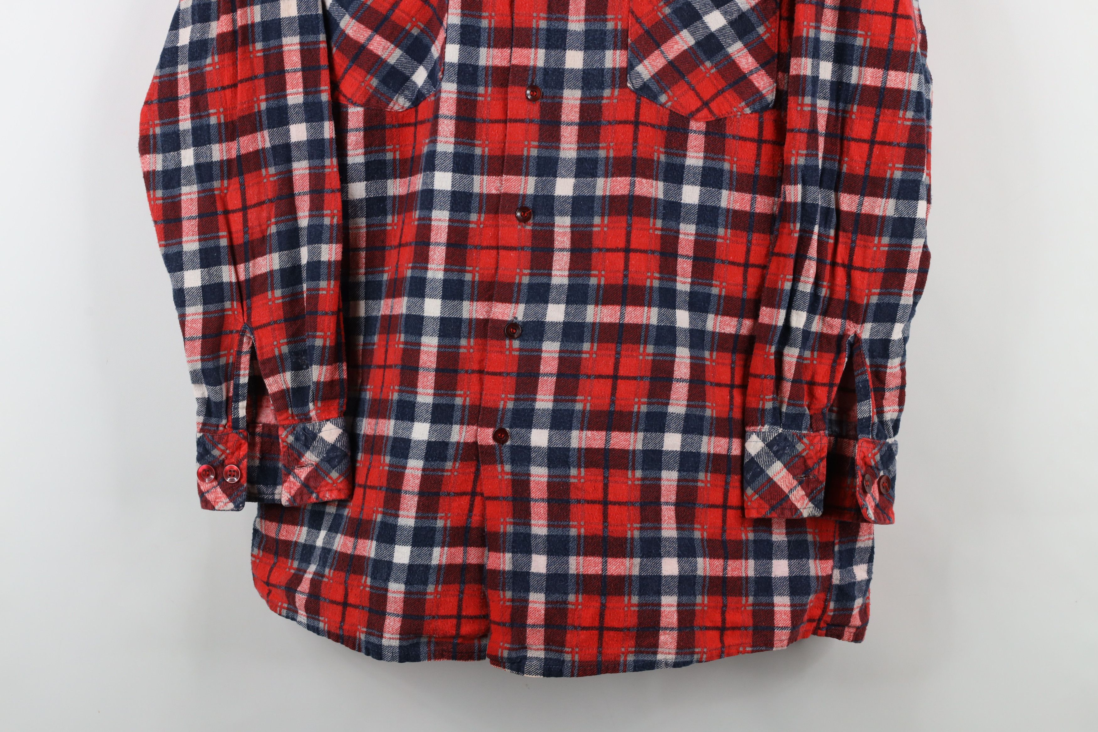 Vintage Vintage 70s Streetwear Flannel Collared Button Shirt Plaid Size US M / EU 48-50 / 2 - 3 Thumbnail
