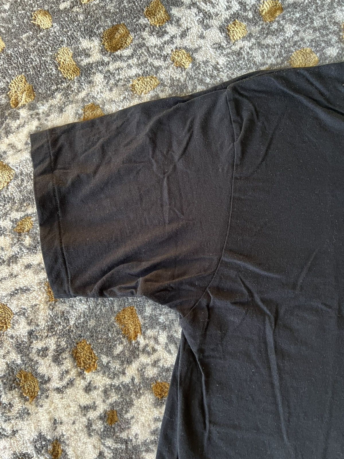 Vintage × Yves Saint Laurent Vintage Yves Saint Laurent Plain Black t-shirt Size US L / EU 52-54 / 3 - 2 Thumbnail