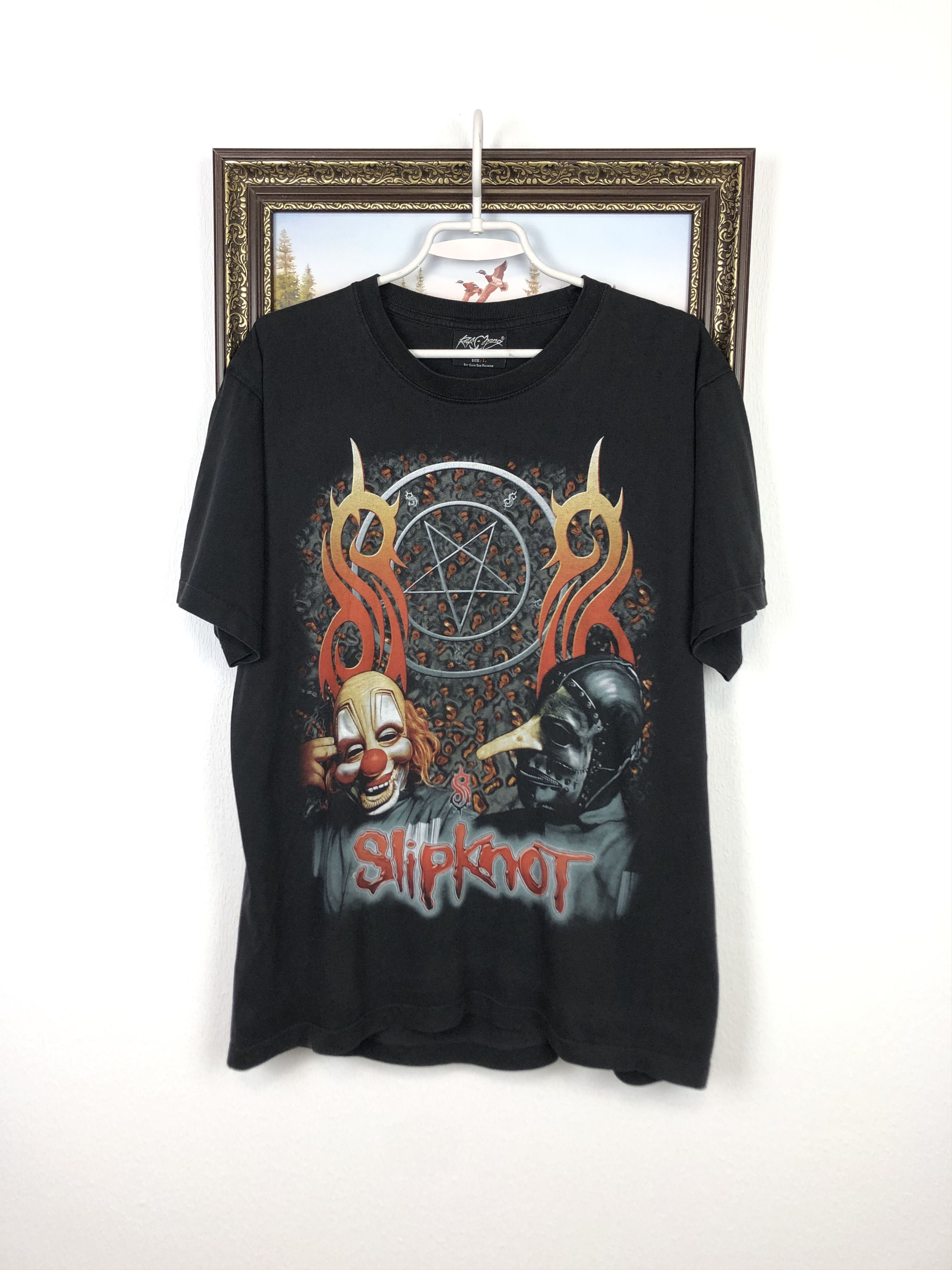 Band Tees Vintage Slipknot Iowa Band Shirt Over Print Tee Mens Black Size US M / EU 48-50 / 2 - 1 Thumbnail
