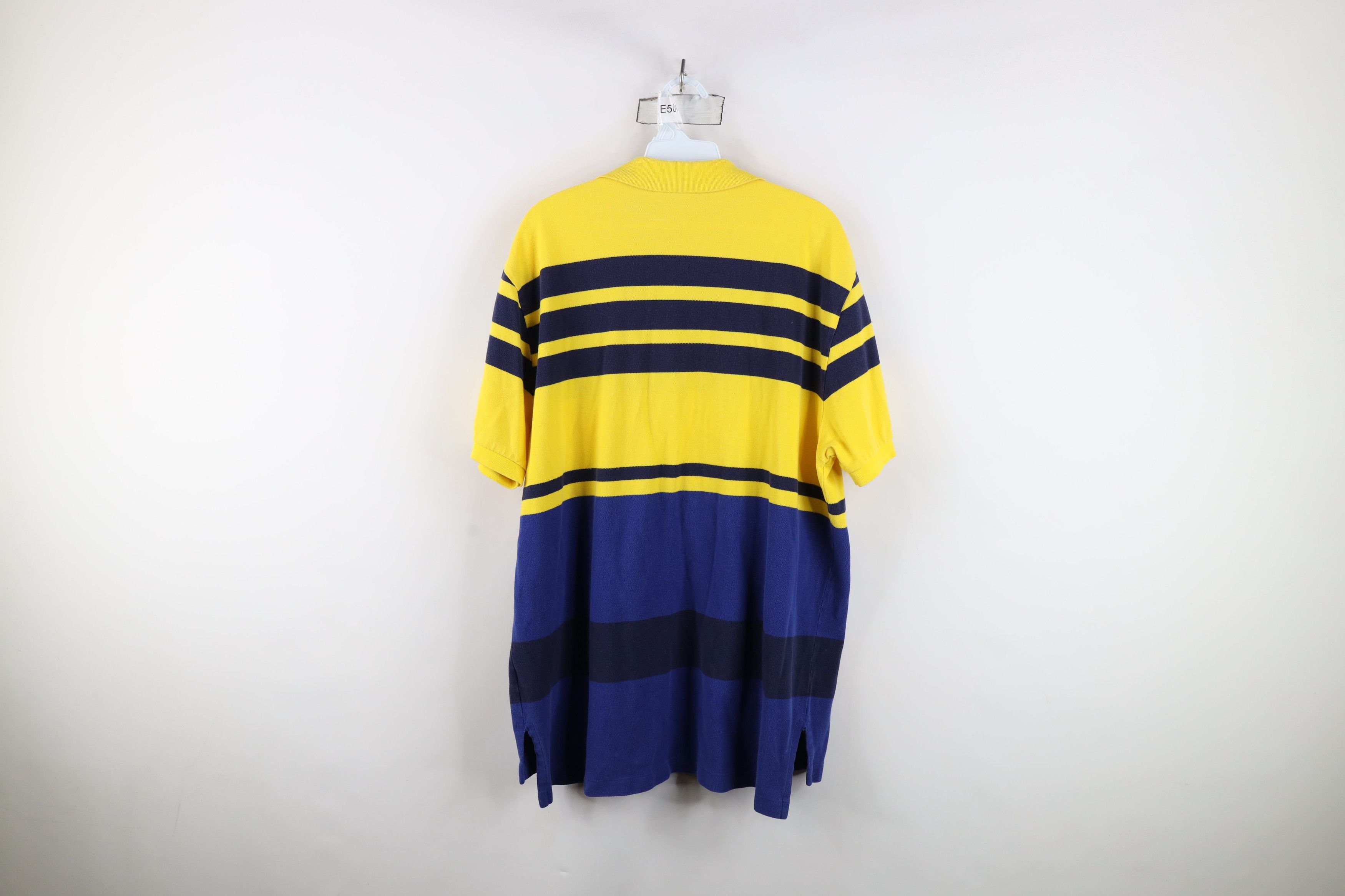 Polo Ralph Lauren Vintage 90s Ralph Lauren Block Collared Golf Polo Shirt Size US XL / EU 56 / 4 - 9 Thumbnail