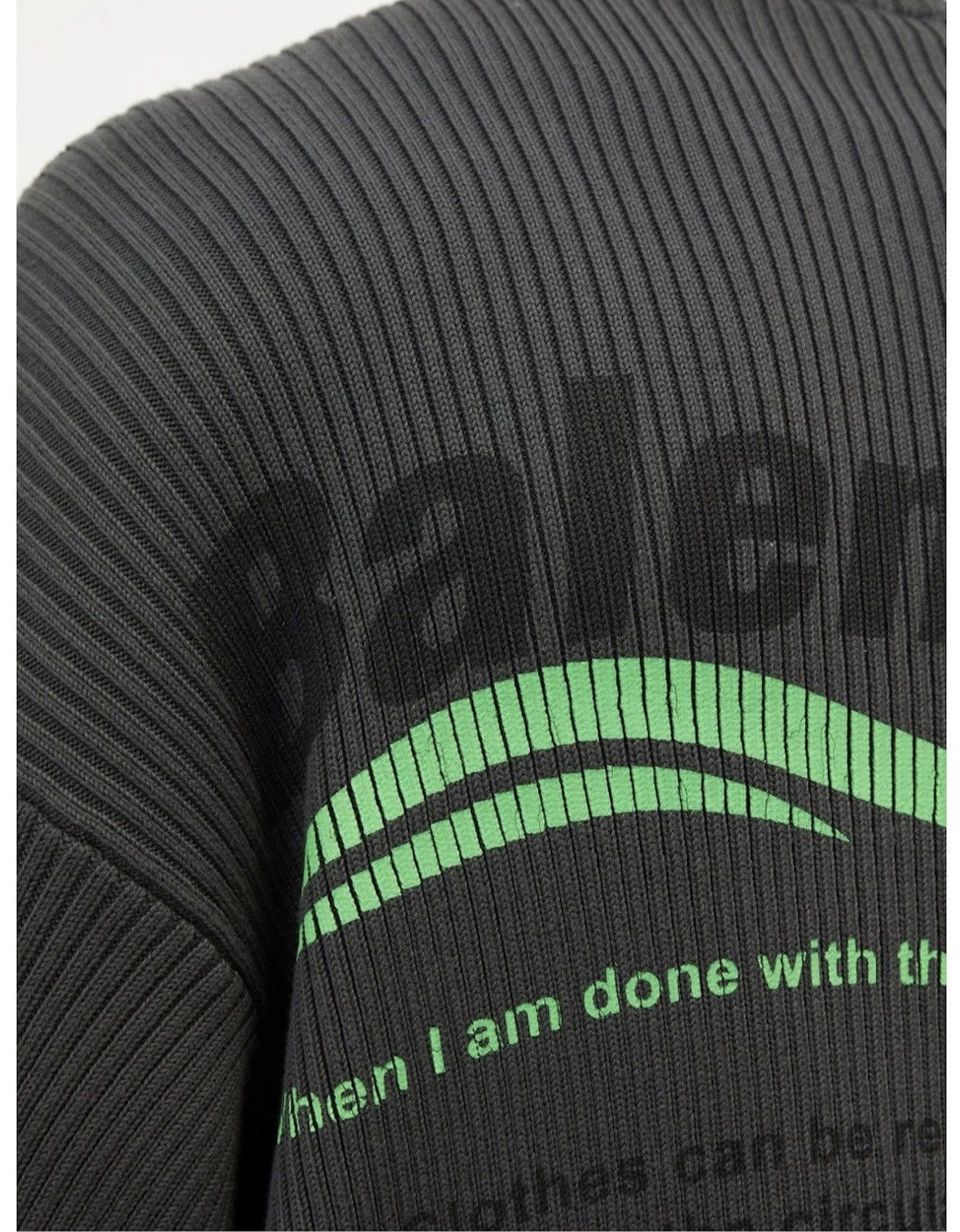 Balenciaga NEW S fits large Oversized Logo Ribbed Sweater knit Size US L / EU 52-54 / 3 - 5 Thumbnail