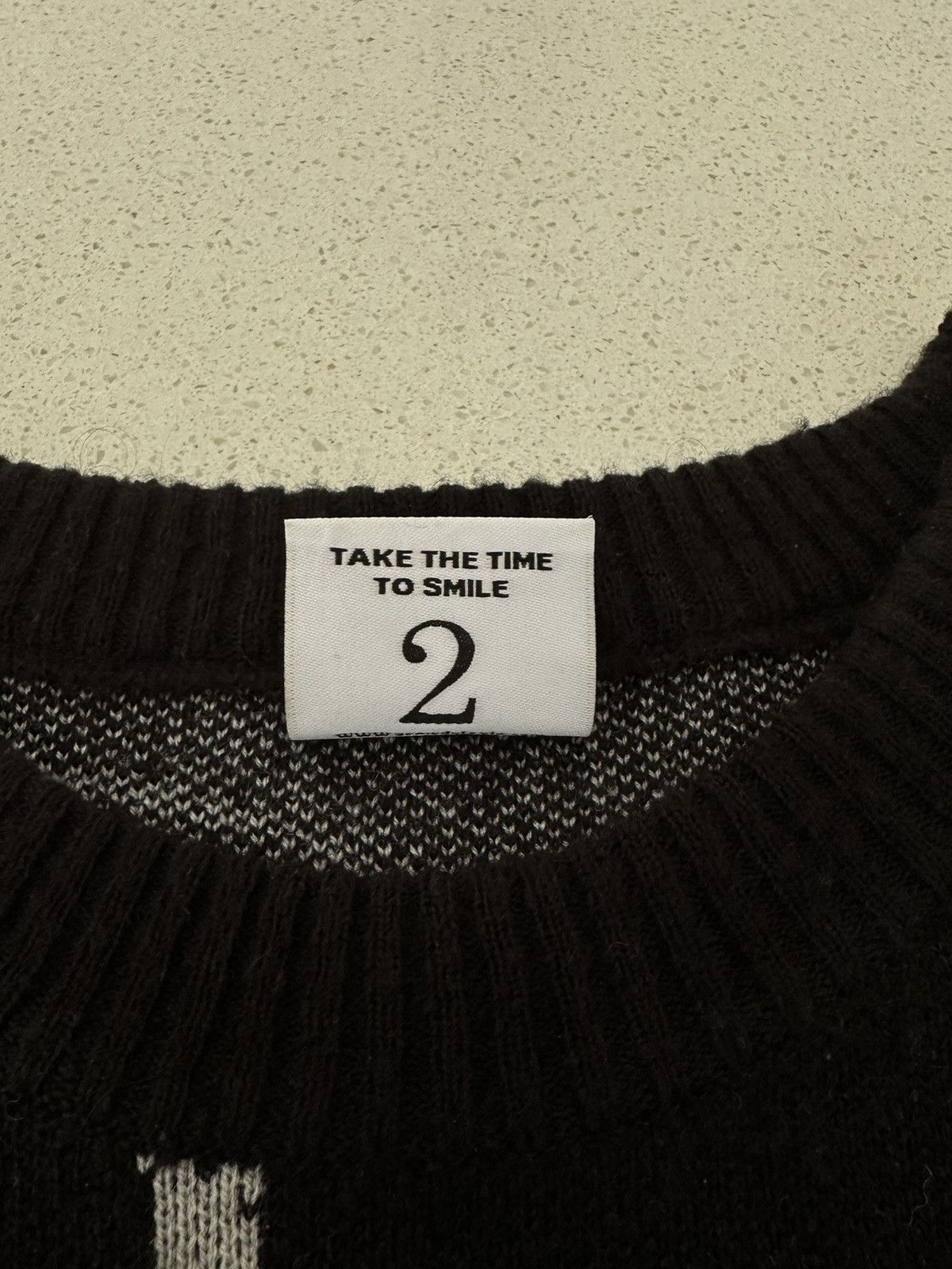 Acme Clothing Acmé De La Vie Smiley Knitted Vest Size US L / EU 52-54 / 3 - 3 Thumbnail