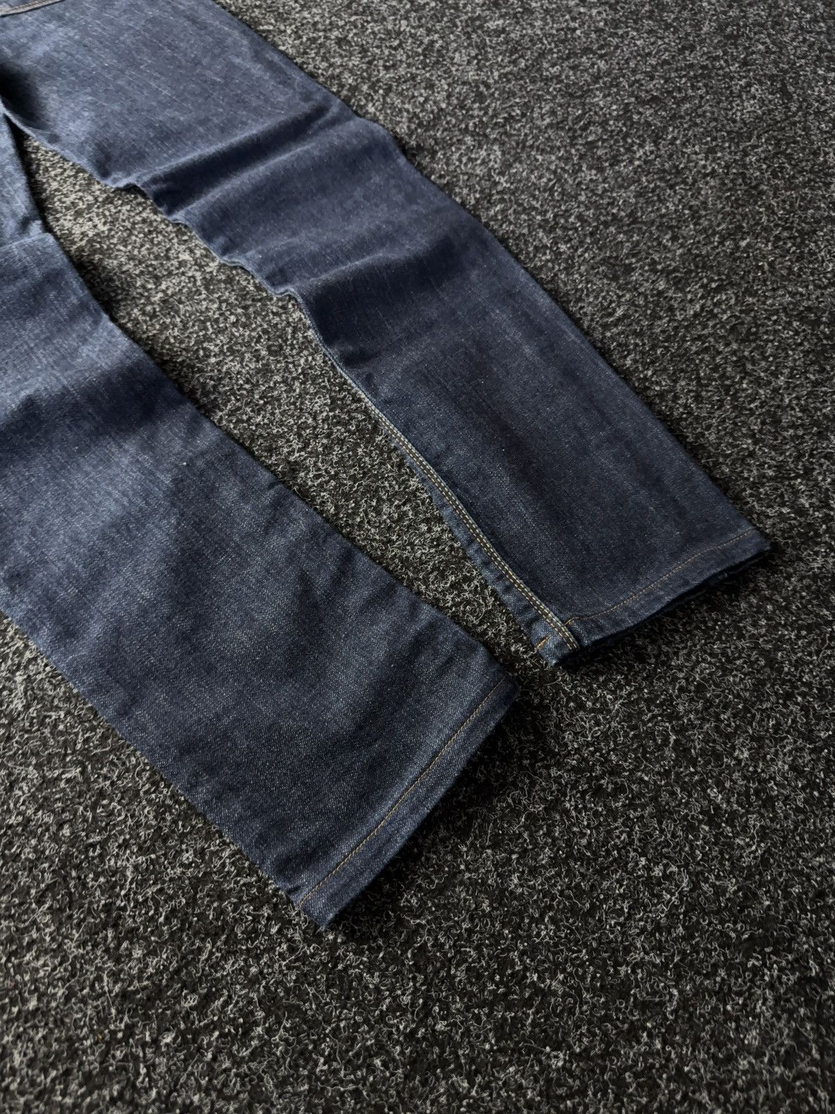 Levi's Y2K 00s Levi’s 417 Straight Fit Denim Jeans Dark Wash Size 30" / US 8 / IT 44 - 12 Thumbnail