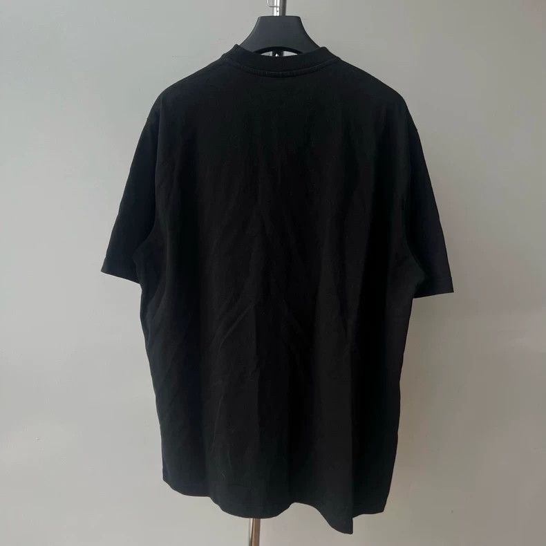 Vetements Black front skull face short-sleeve T-shirt, siz