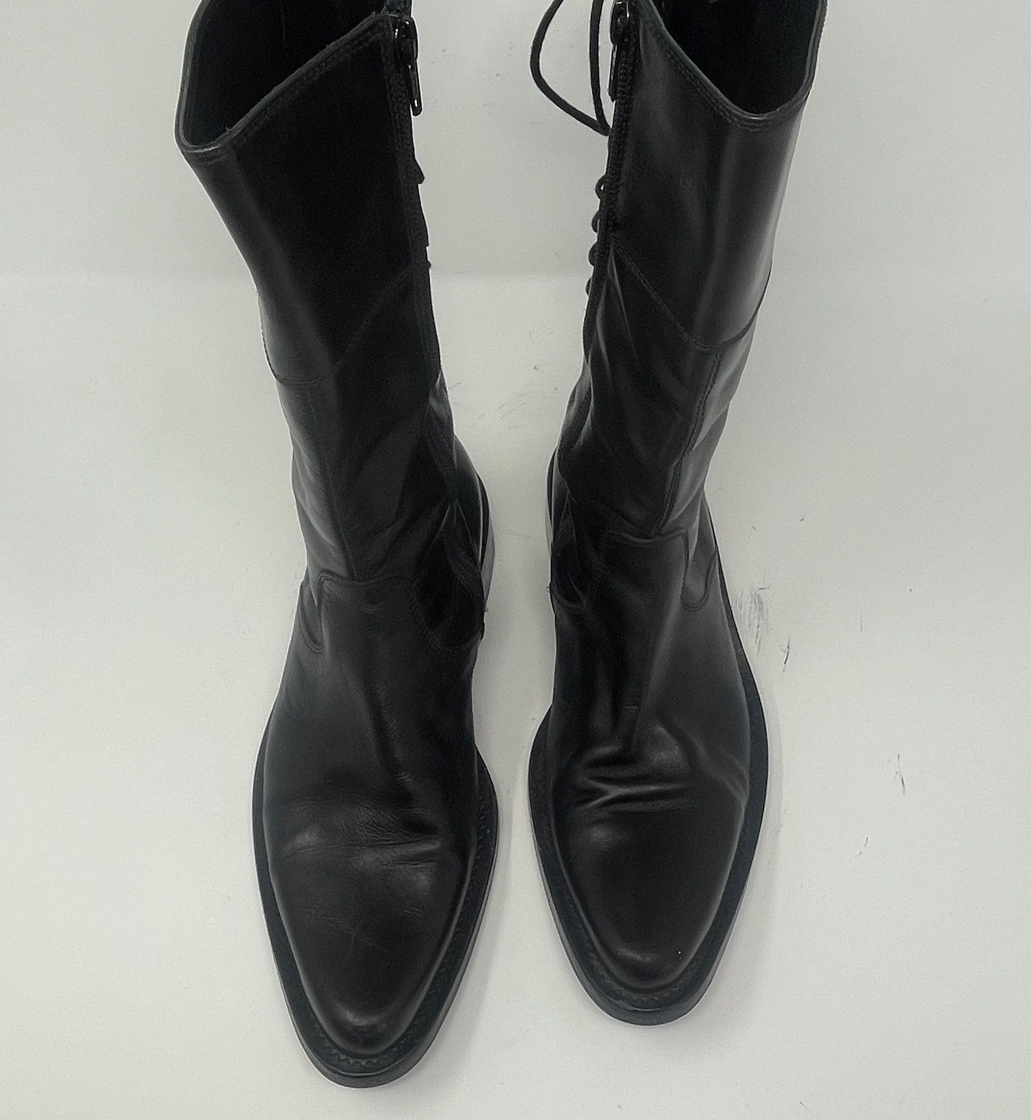 Roberto Cavalli Roberto Cavalli Leather Boots Made in Italy size 42.5 Size US 9.5 / EU 42-43 - 7 Thumbnail