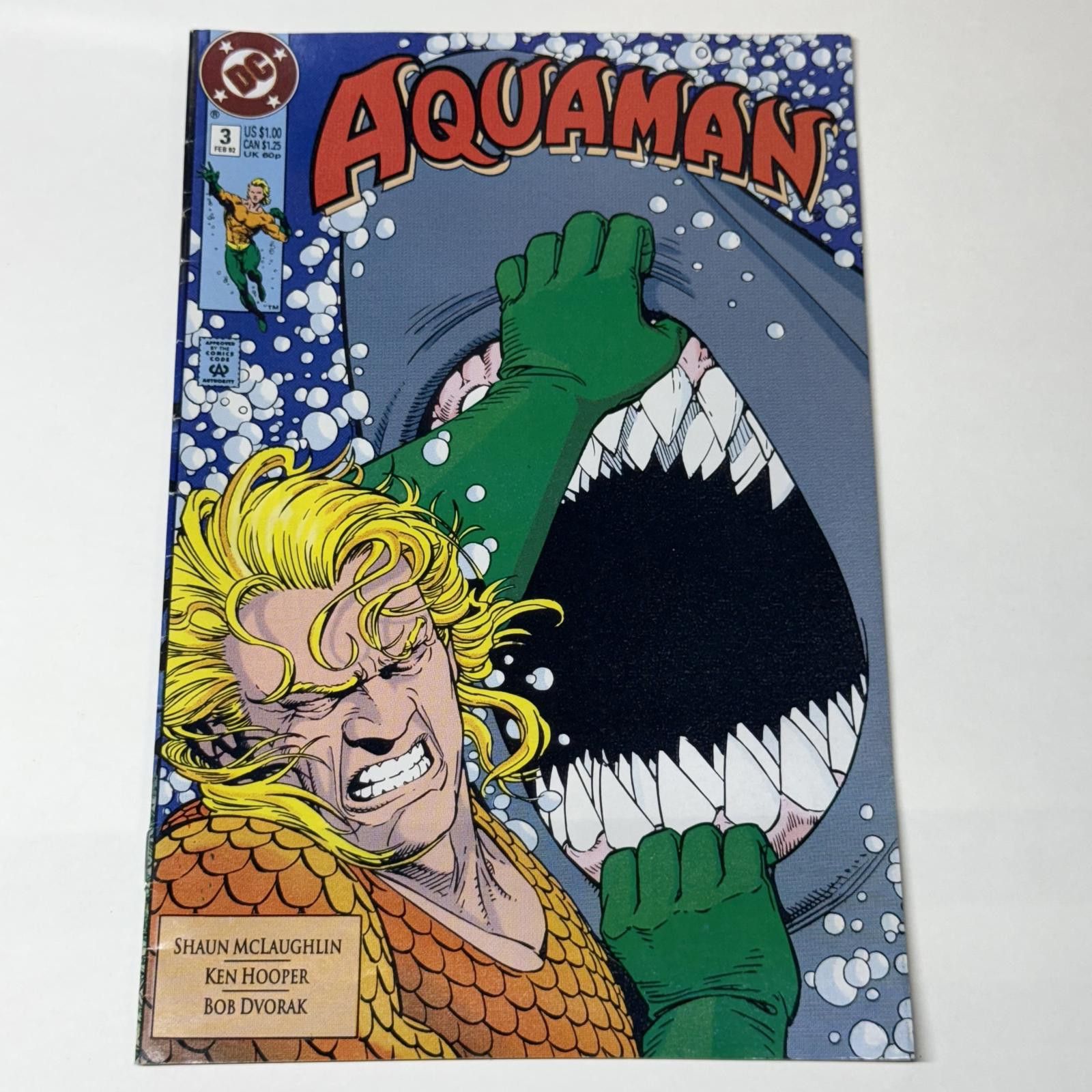 DC Comics DC Comics Aquaman #3 February 1992 Comic Book Size ONE SIZE - 2 Thumbnail