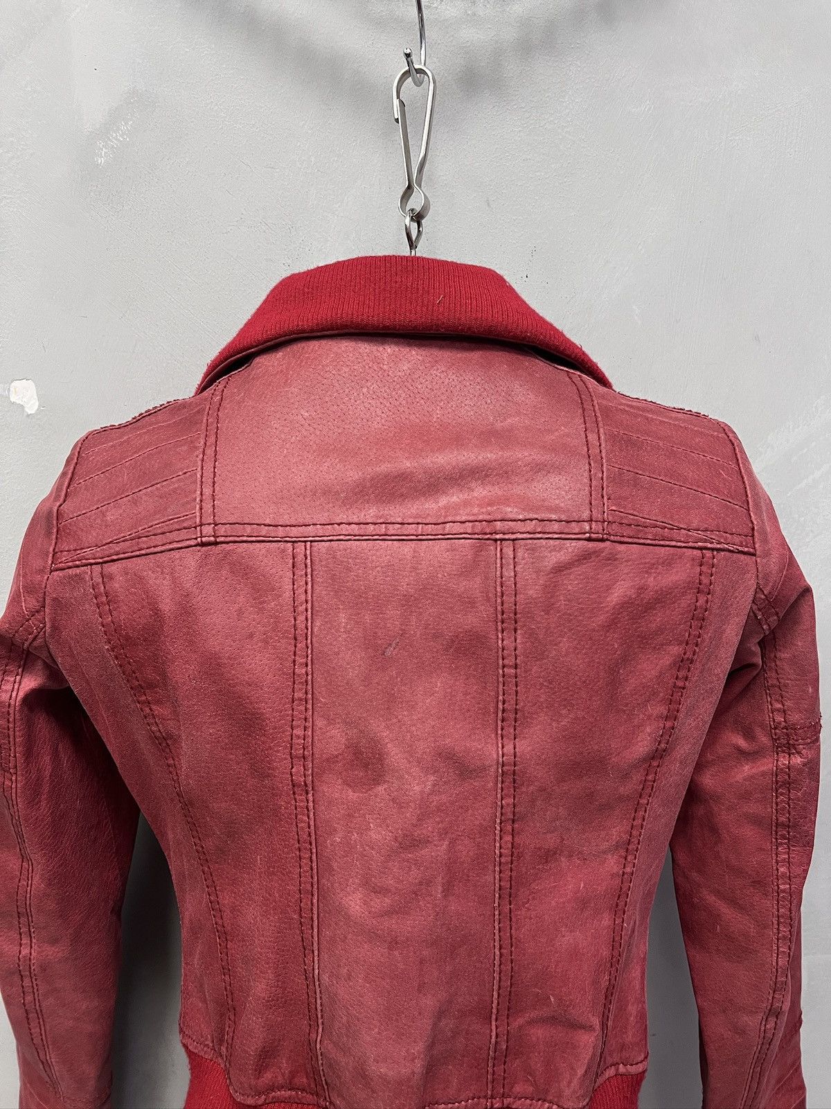14th Addiction Slim leather avant garde y2k bomber jacket 14th addiction Size US XS / EU 42 / 0 - 6 Thumbnail