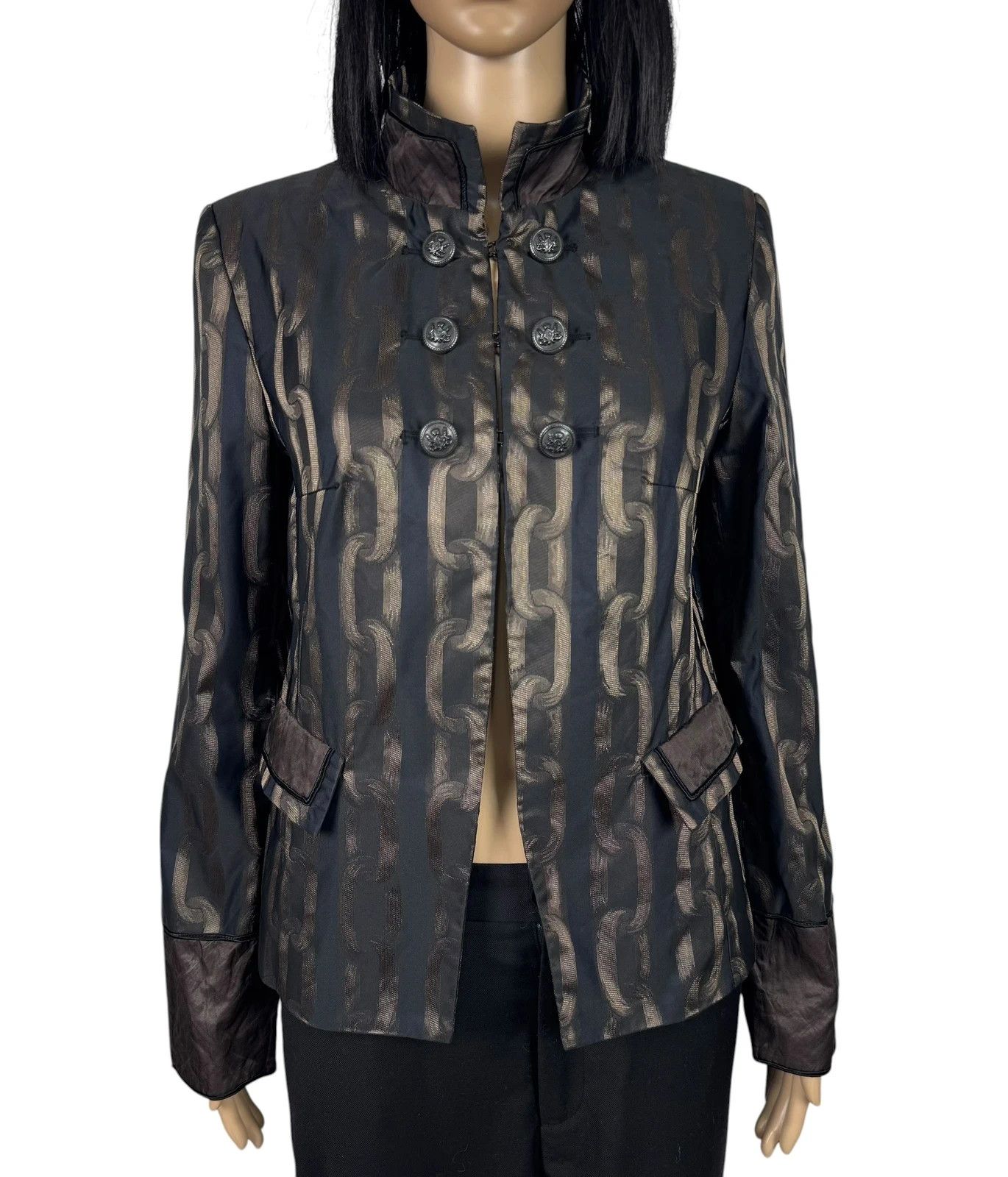 Other Feldpausch Chains Printed Blazer size D36 GB10 Size M / US 6-8 / IT 42-44 - 2 Thumbnail