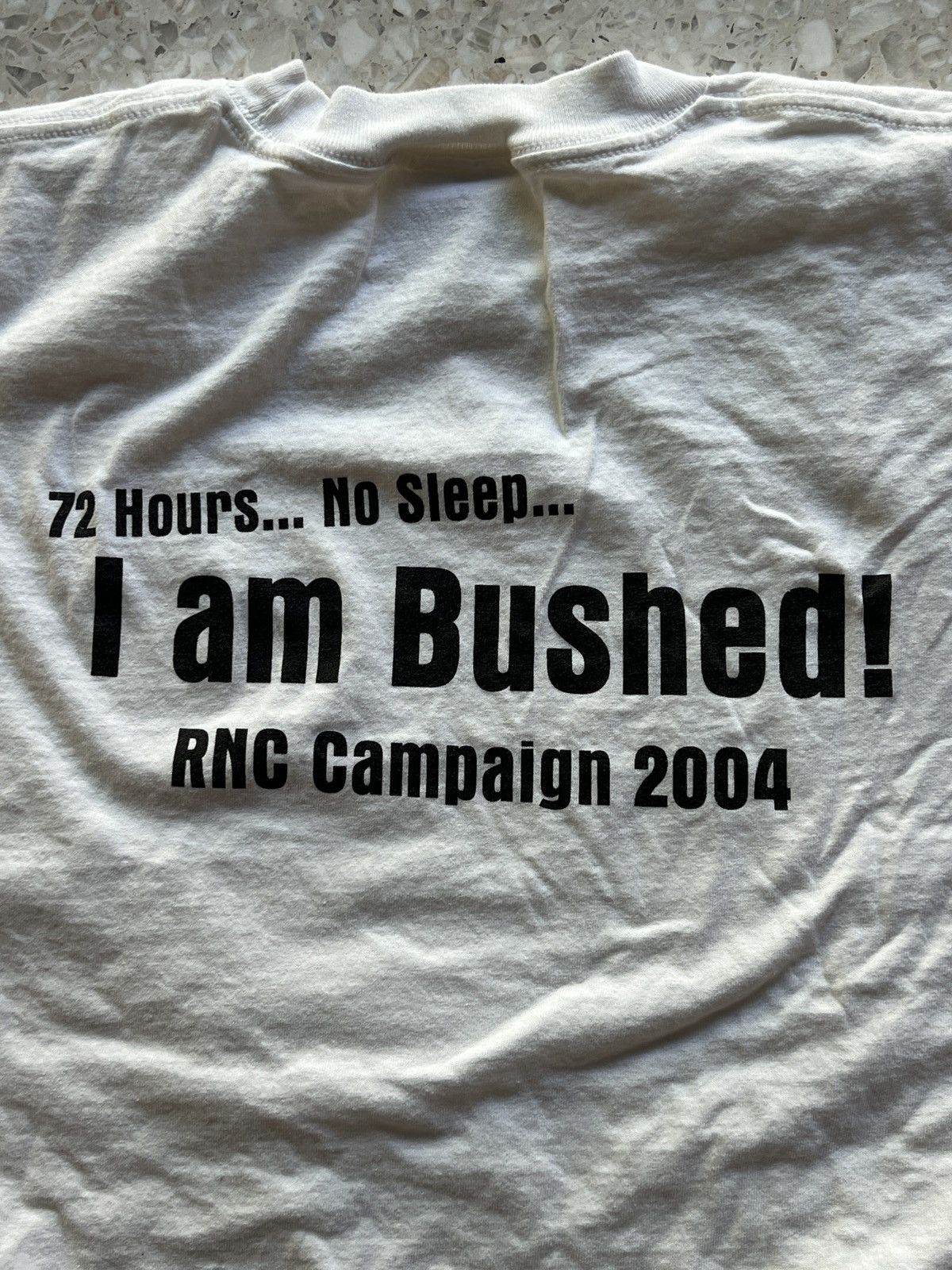 Other RNC 2004 I Am Bushed Republican National Committee Political Size US XL / EU 56 / 4 - 2 Thumbnail