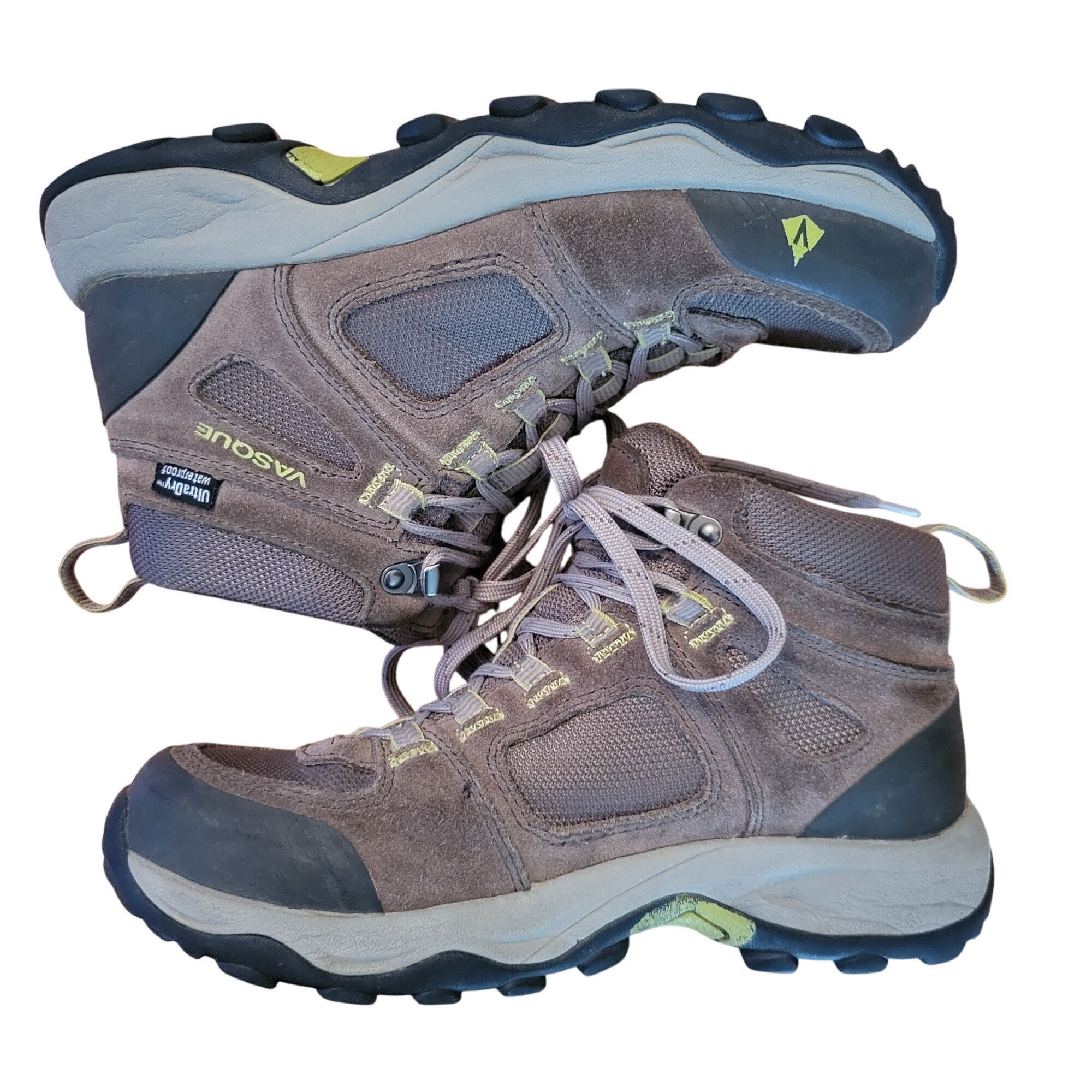 Vasque Vasque 7M Hiking Boots Brown Suede Leather Waterproof Vibram Size US 7 / IT 37 - 6 Thumbnail