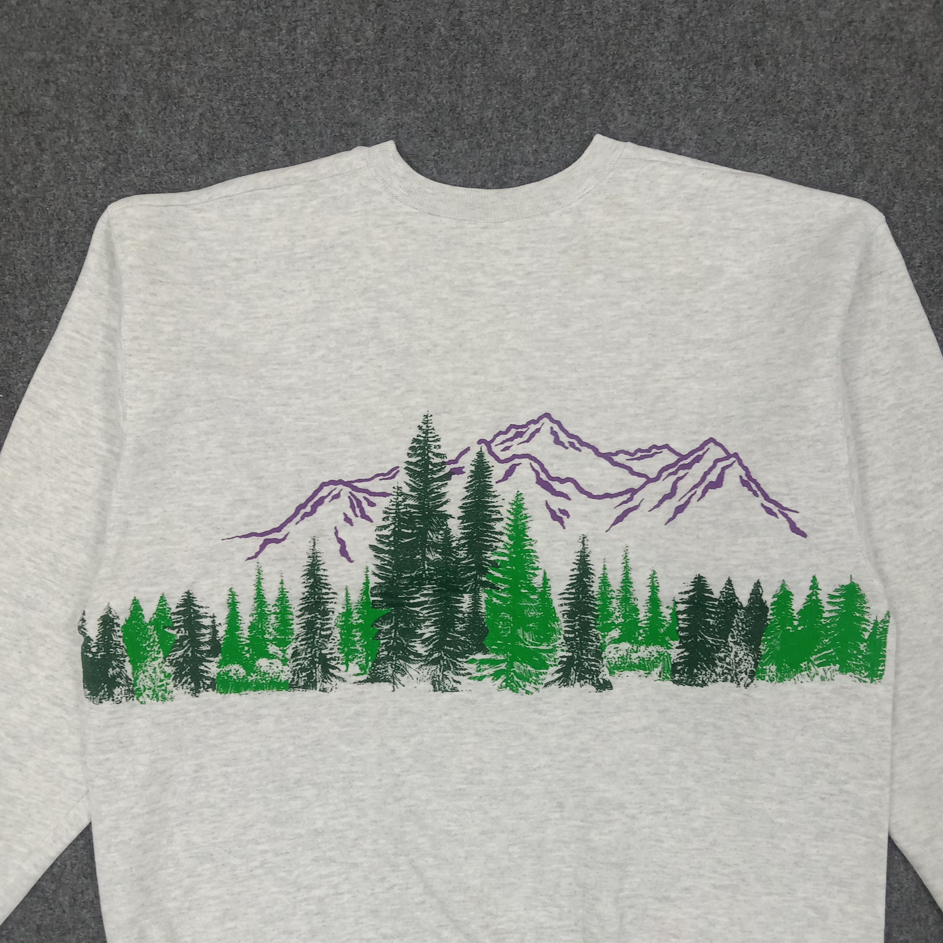 Hanes Lake Tahoe American Outdoor Style Sweatshirt C236N7 Size US XL / EU 56 / 4 - 5 Thumbnail