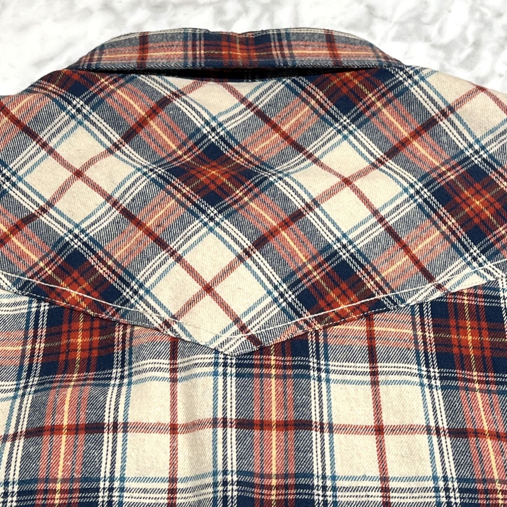 Cody James Cody James Pearl Snap Flannel Shirt Men Large Regular Fit Plaid Pockets Western Cowboy Button-Up Shirt Size US L / EU 52-54 / 3 - 6 Thumbnail