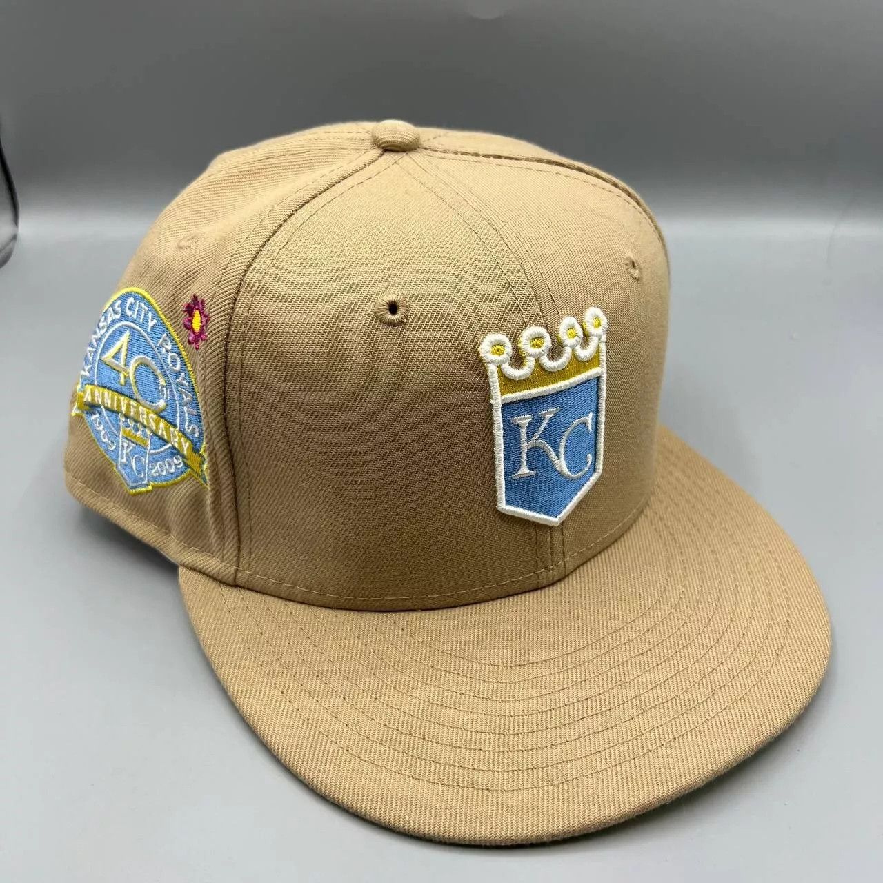 New Era Kansas City Royals Hat Men 7 5/8 59Fifty New Era MLB Fitted Size ONE SIZE - 1 Thumbnail