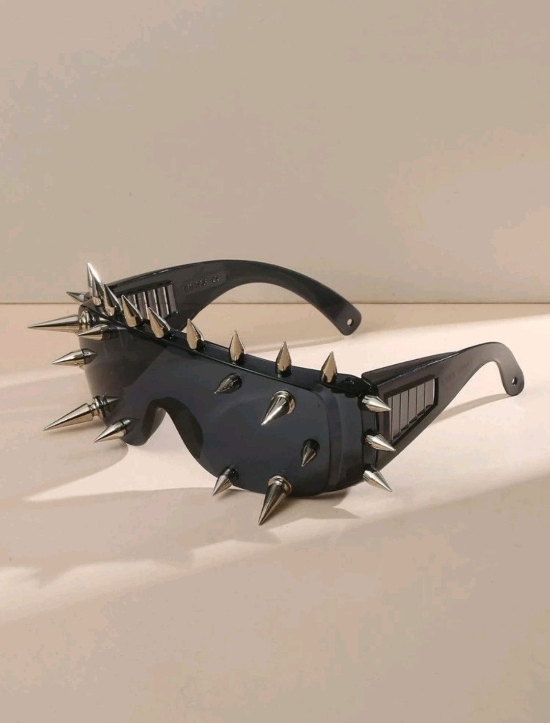 Electric Visual × Japanese Brand Y2K Spiky Glasses Black Size ONE SIZE - 1 Thumbnail