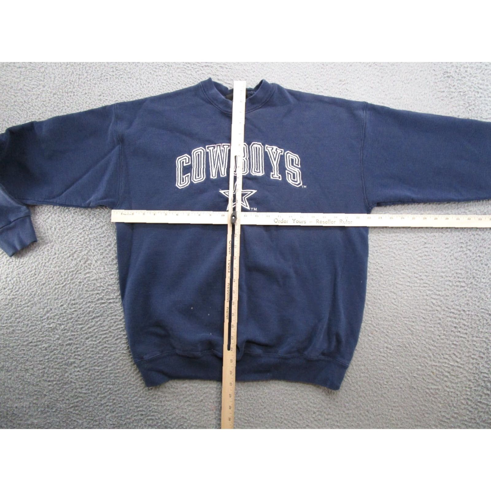 Logo Athletic VTG 90s Logo Athletic Dallas Cowboys Embroidered Sweatshirt Size L USA Made Men's Blues Pullover Hooded Sweatshirt Size US L / EU 52-54 / 3 - 6 Thumbnail