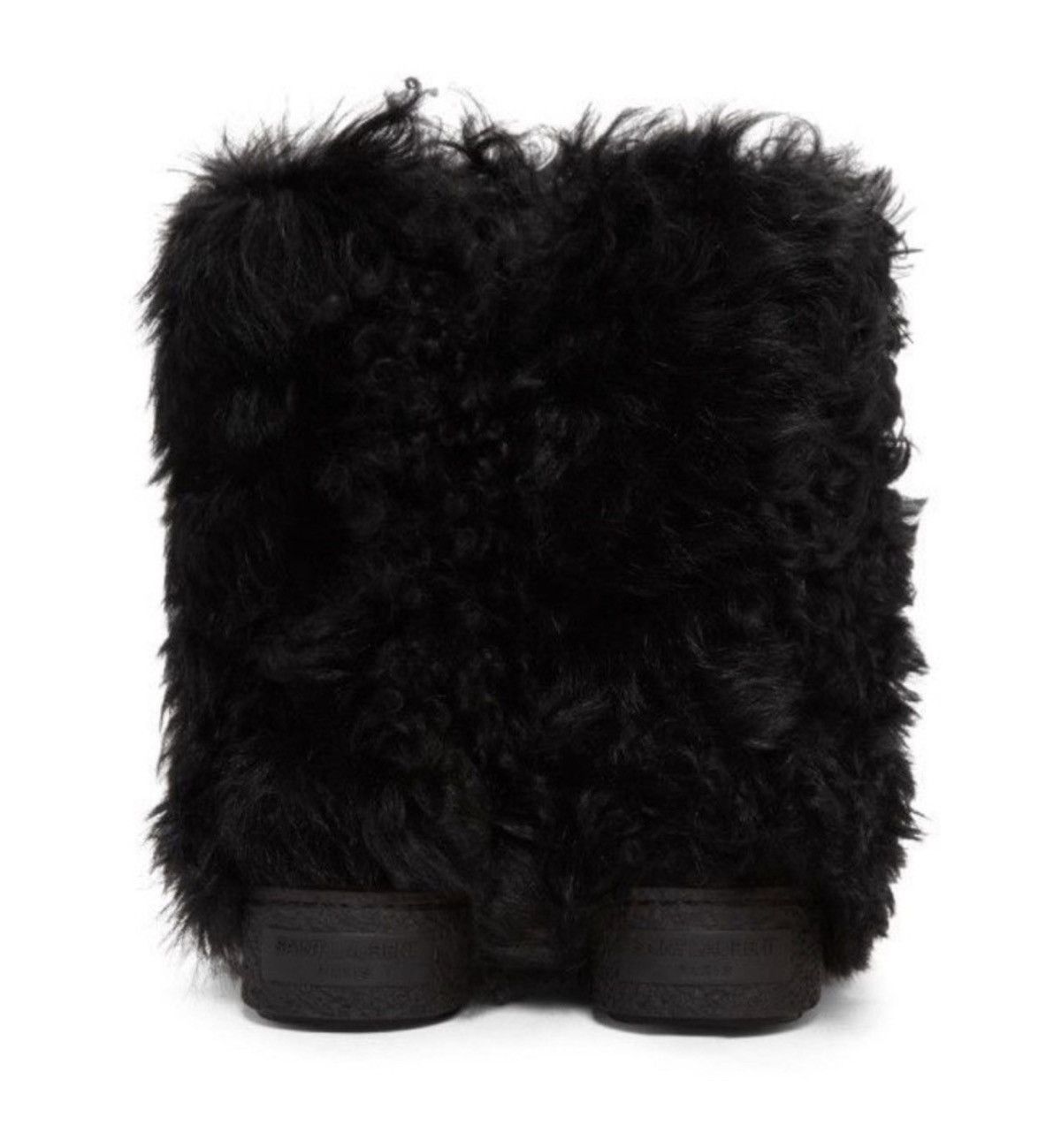 Saint Laurent Paris SAINT LAURENT CURLY SHEARLING FUR BOOTS Size US 8.5 / EU 41-42 - 2 Thumbnail