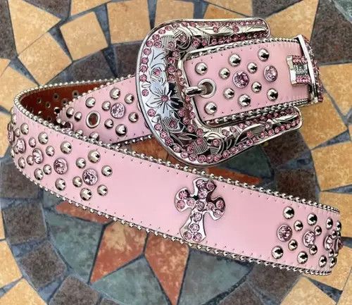 Other Belts Cross Rhinestone Belts Size ONE SIZE - 2 Thumbnail