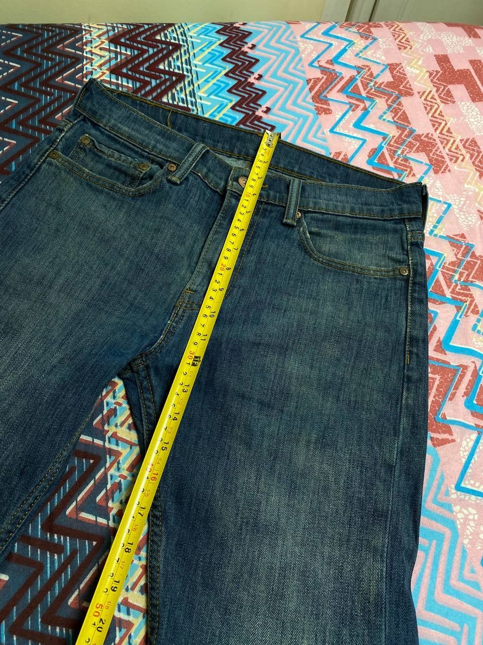 Levi's × Vintage Vintage Jeans Faded Distressed Japanese Y2K Straight Size US 31 - 9 Thumbnail