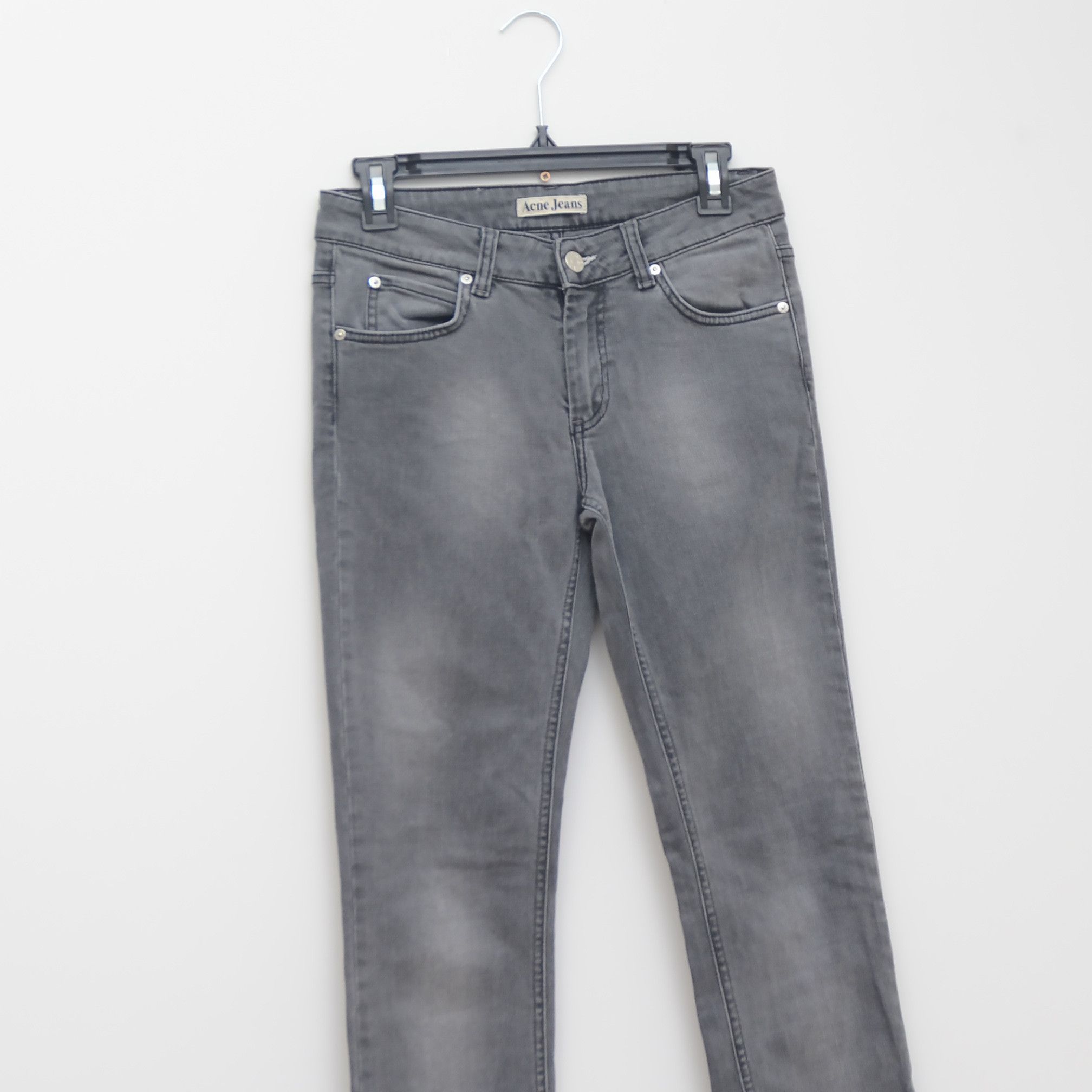 Acne Studios ACNE Studio Hex Filter Jeans Slim Fit Whiskers Faded Y2K Size 27" / US 4 / IT 40 - 3 Thumbnail