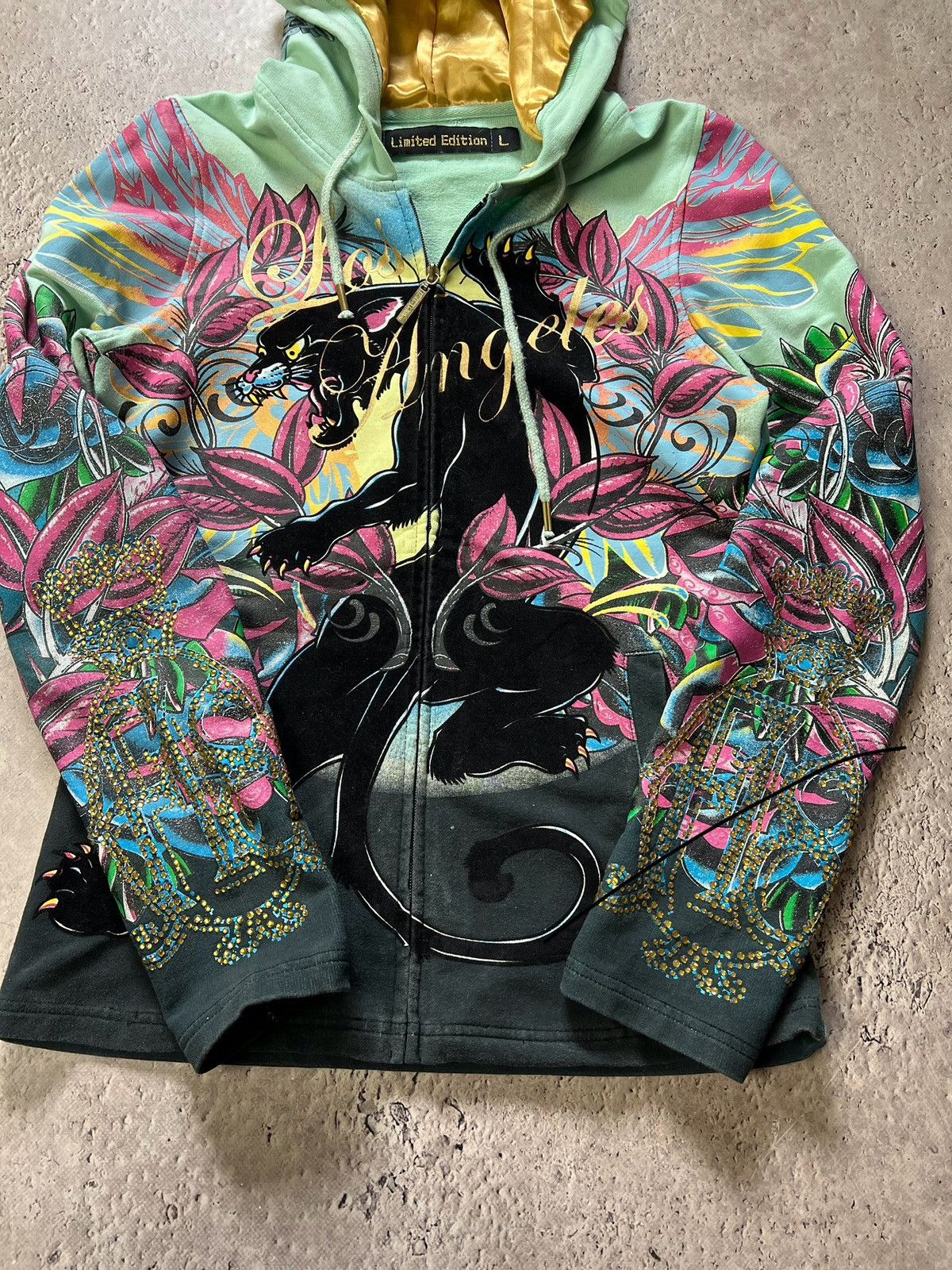 Christian Audigier × Ed Hardy × Vintage SALE💣💣 Ed Hardy Christian Audigier vintage zip hoodie black Size US S / EU 44-46 / 1 - 6 Thumbnail