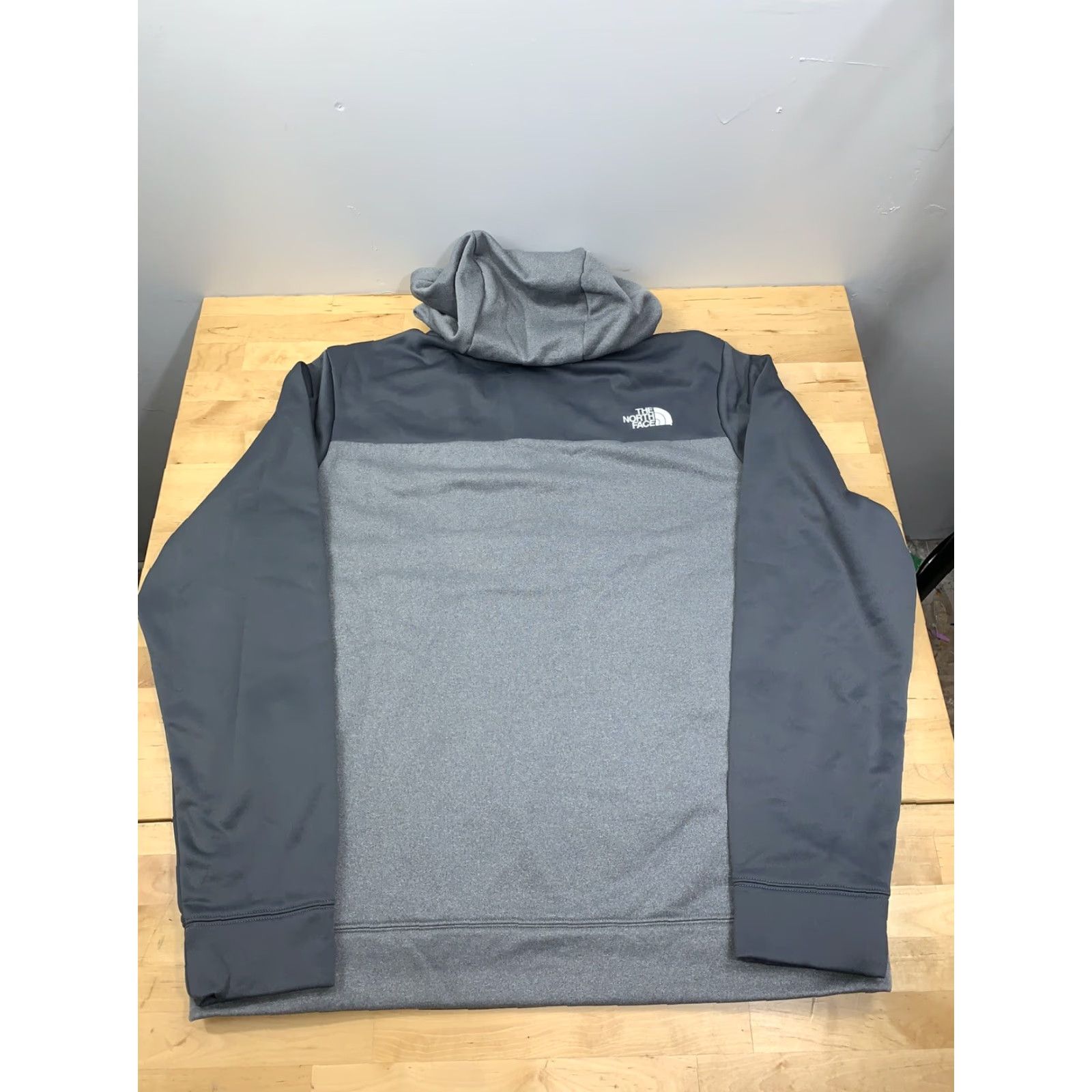 The North Face The North Face Pullover Sweatshirt 1/4 Zip Hooded Fleece Gray XL Men Outdoor Casual Size US XL / EU 56 / 4 - 3 Thumbnail