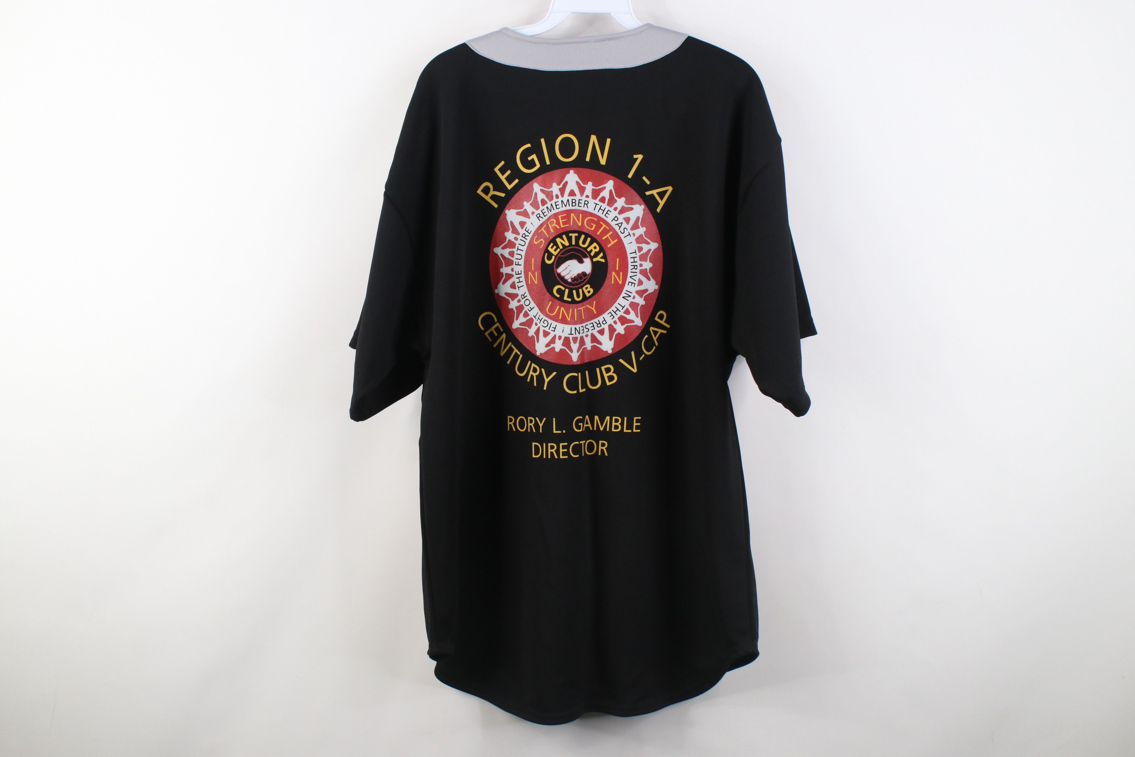 Vintage Y2K Union UAW 75th Anniversary Region 1A Jersey Shirt Size US XL / EU 56 / 4 - 9 Thumbnail