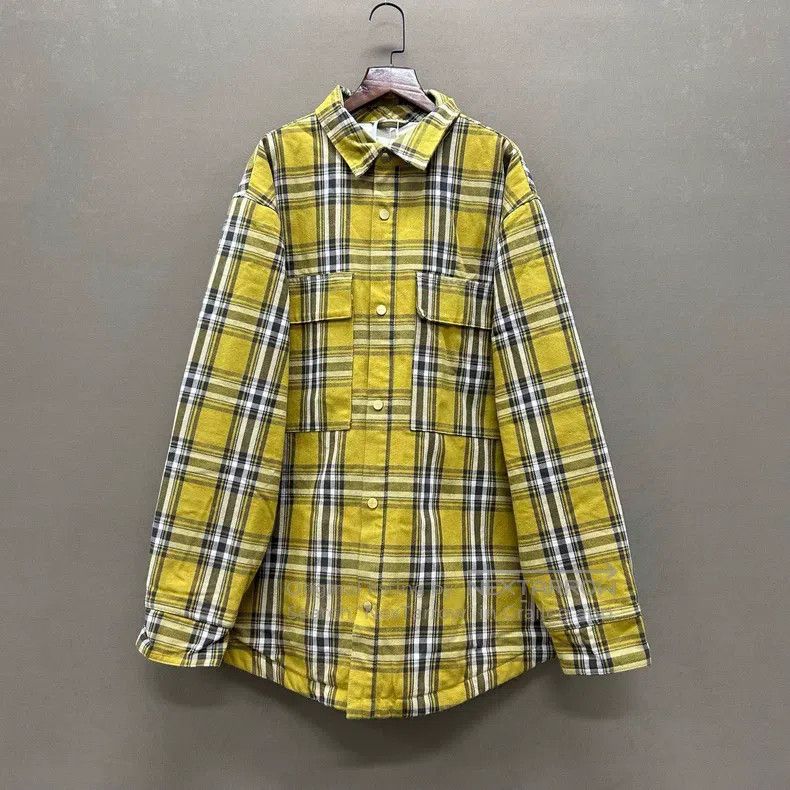 Fear of God Fear of God Yellow plaid yellow plaid padded shirt padded Size US L / EU 52-54 / 3 - 1 Thumbnail