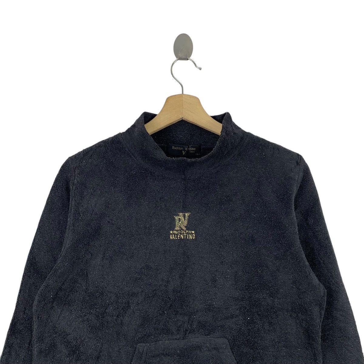 Valentino RUDOLPH VALENTINO Italian Designer Center Logo Long Sleeve Size L / US 10 / IT 46 - 3 Thumbnail